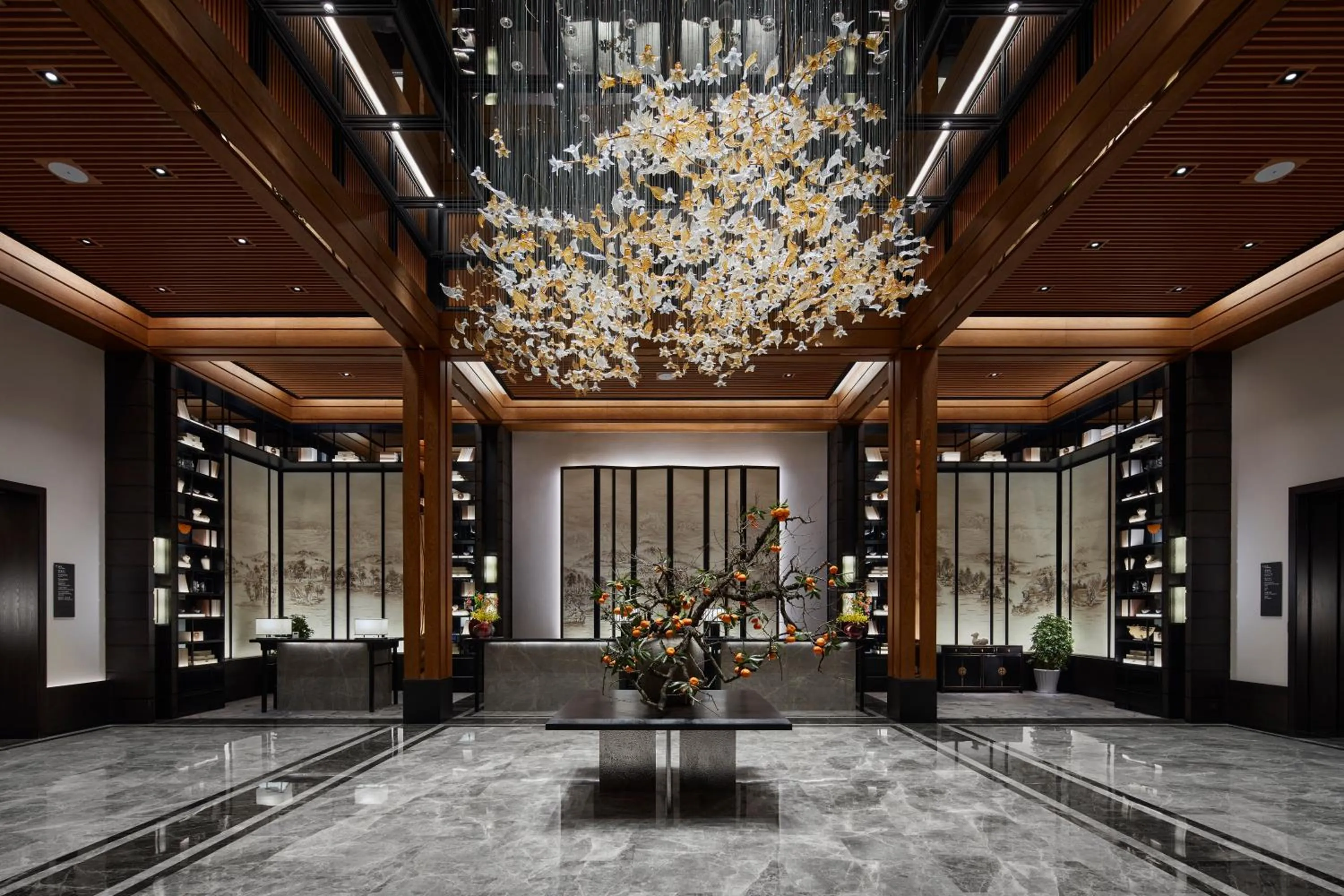 Lobby or reception in Xianghu Xiaoyao Manor