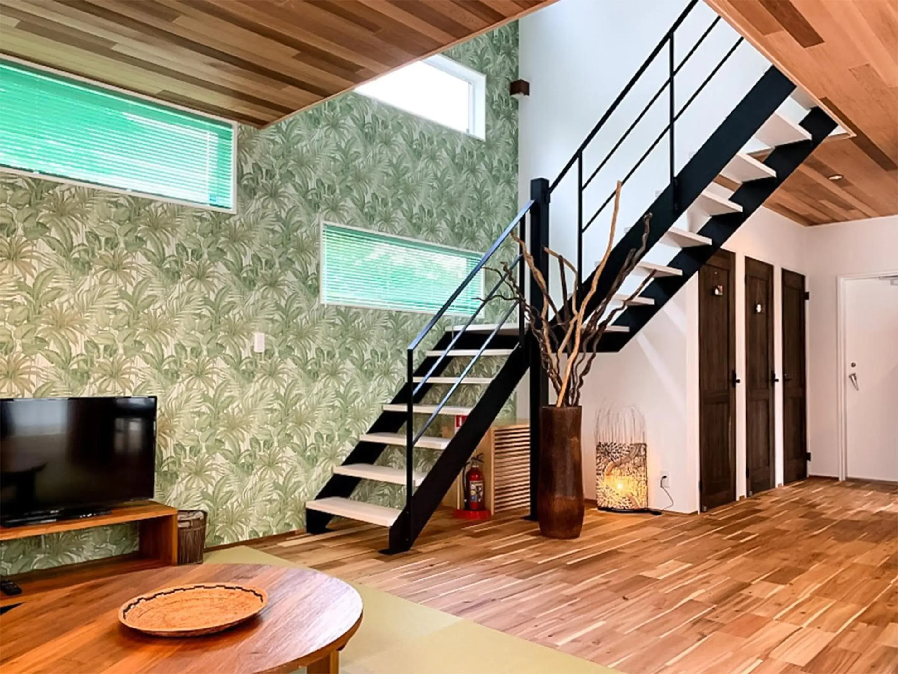 Living room in Kawaguchiko Villa FJ Resort Living room in Kawaguchiko Villa FJ Resort