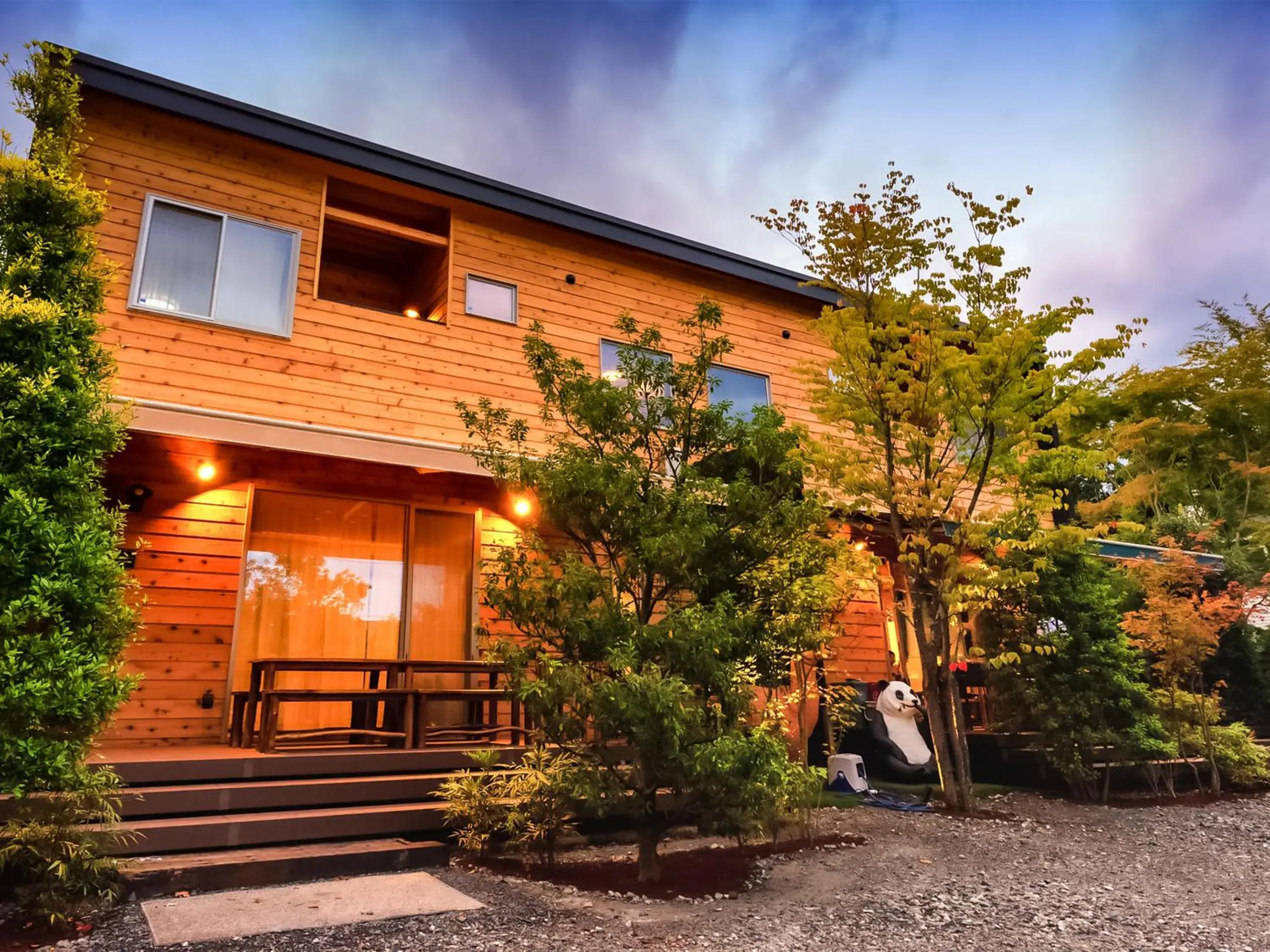 Facade/entrance in Kawaguchiko Villa FJ Resort Facade/entrance in Kawaguchiko Villa FJ Resort