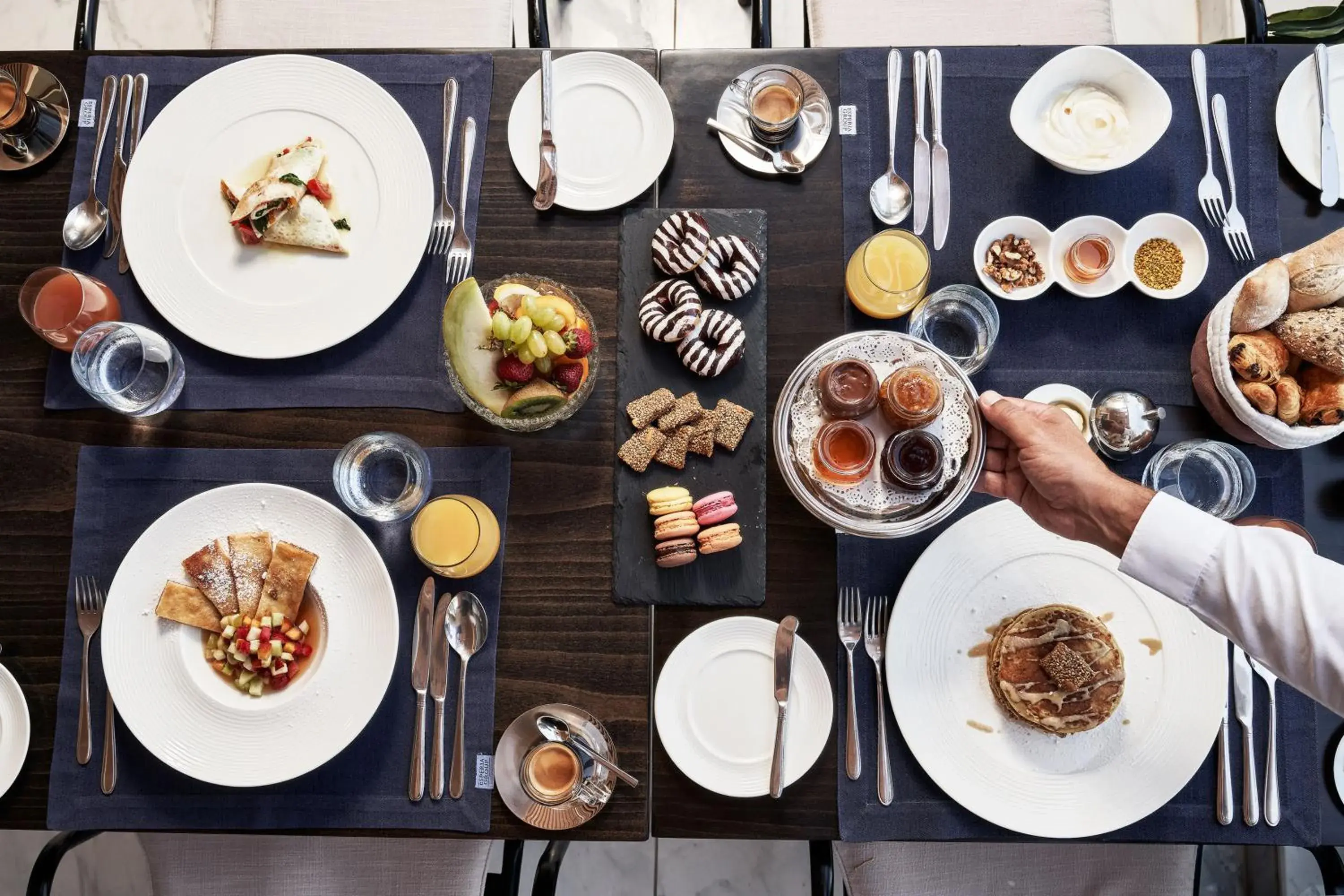 Continental breakfast in Bellevue On The Beach Suites Continental breakfast in Bellevue On The Beach Suites