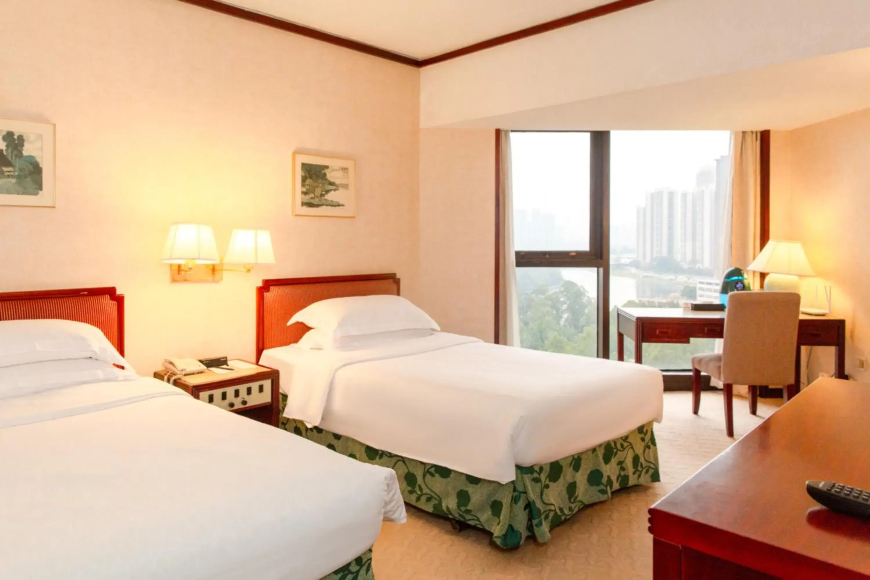 Deluxe Twin Room in Felicity Hotel Shenzhen, Luohu Railway Station Deluxe Twin Room in Felicity Hotel Shenzhen, Luohu Railway Station