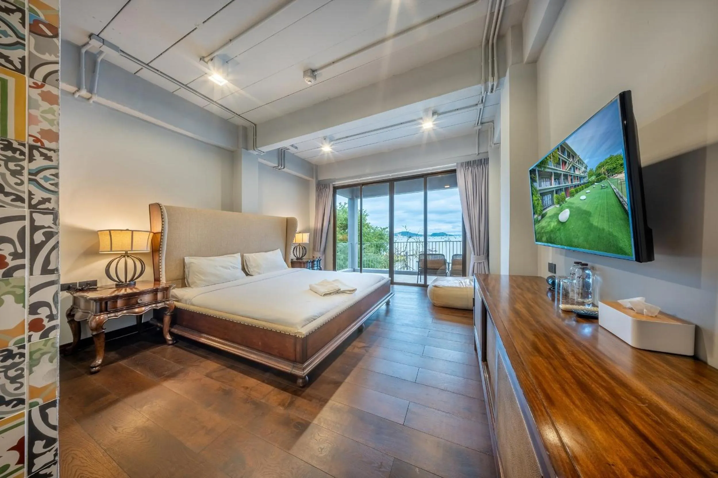 Bedroom, Bed in SHIN Arch39 Phuket Beach Front - SHA Plus