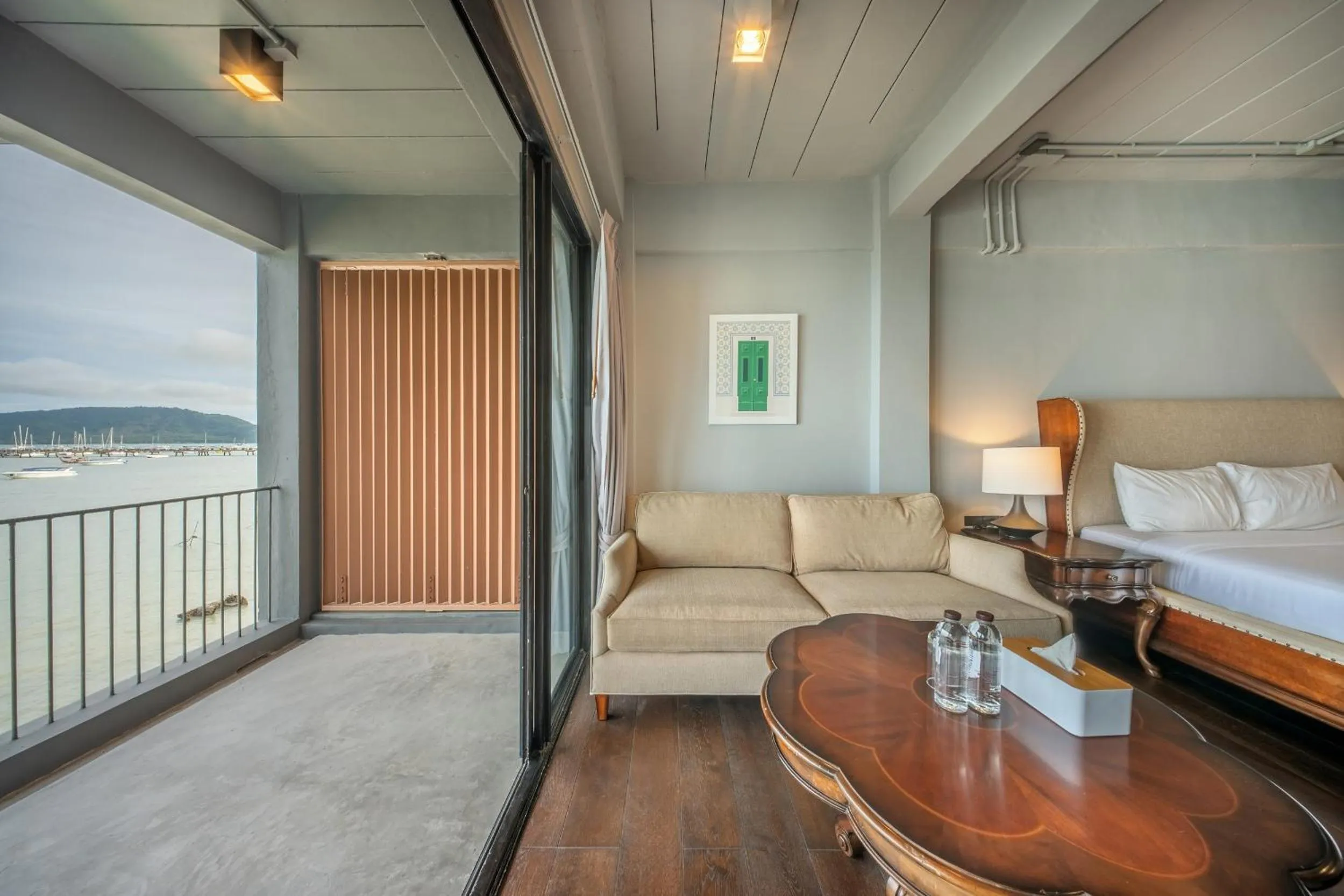 View (from property/room), Bed in SHIN Arch39 Phuket Beach Front - SHA Plus