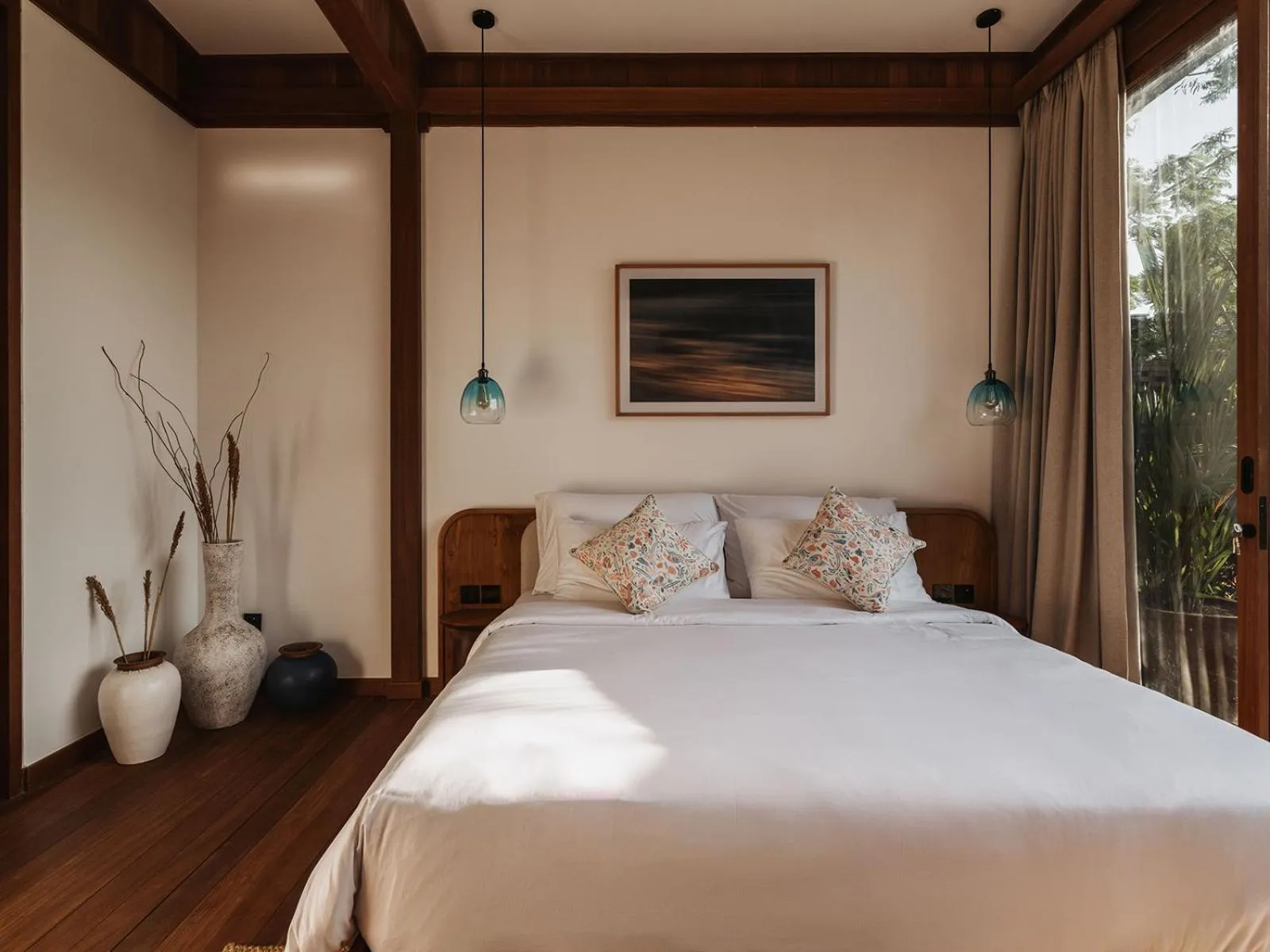 Bed in Grün Canggu Garden