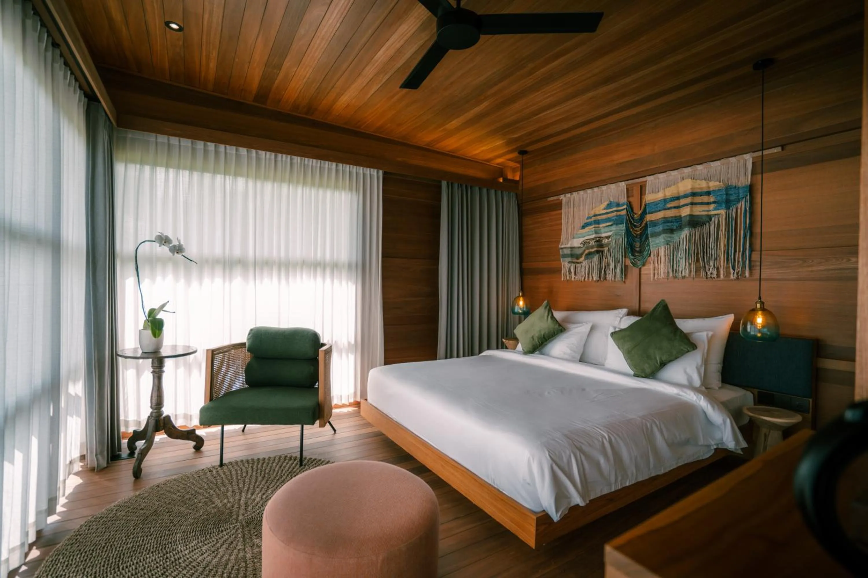 Bed in Grün Canggu Garden