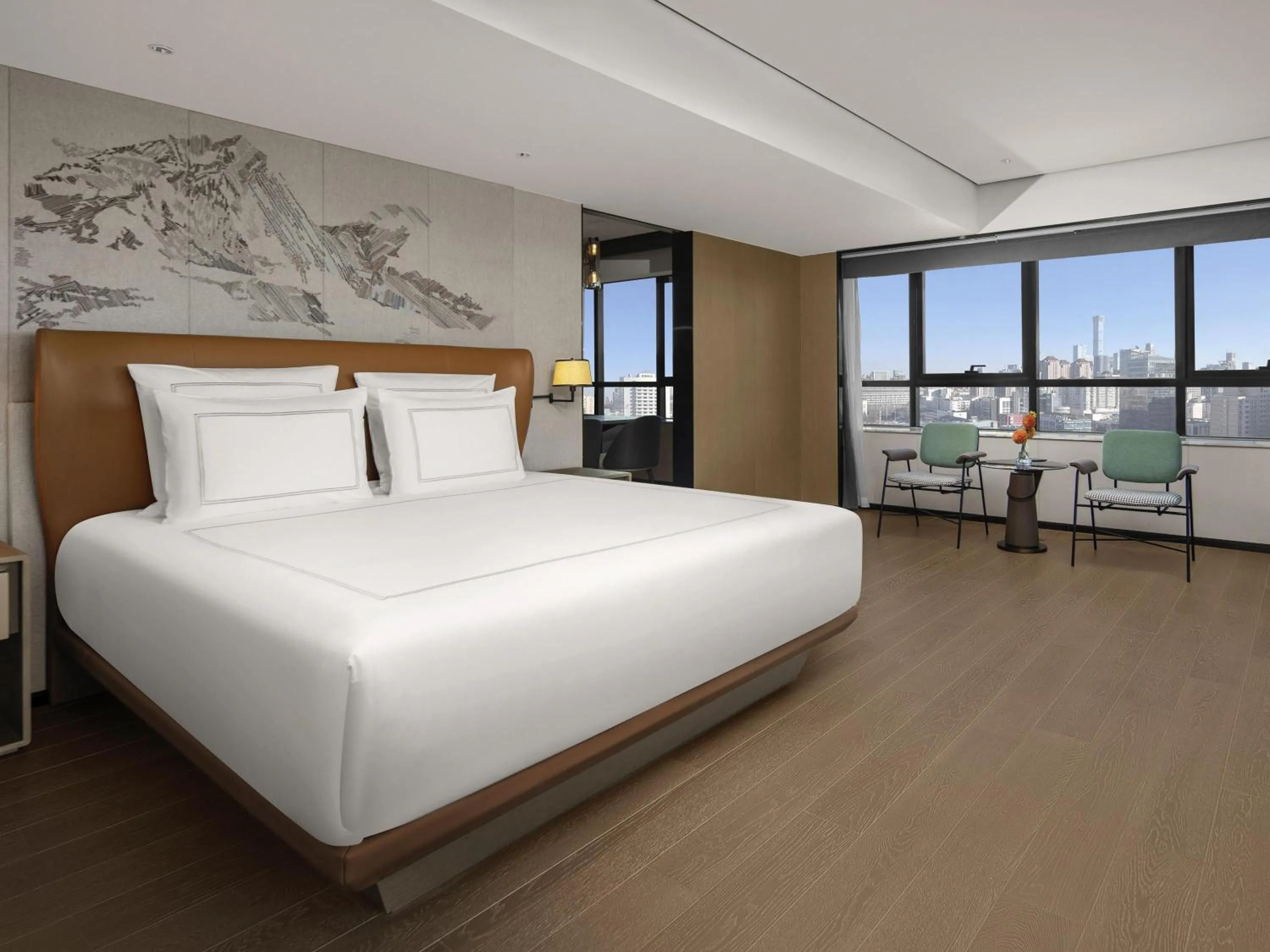 Bedroom, Bed in Swissotel Beijing Hong Kong Macau Center - 1 min to subway