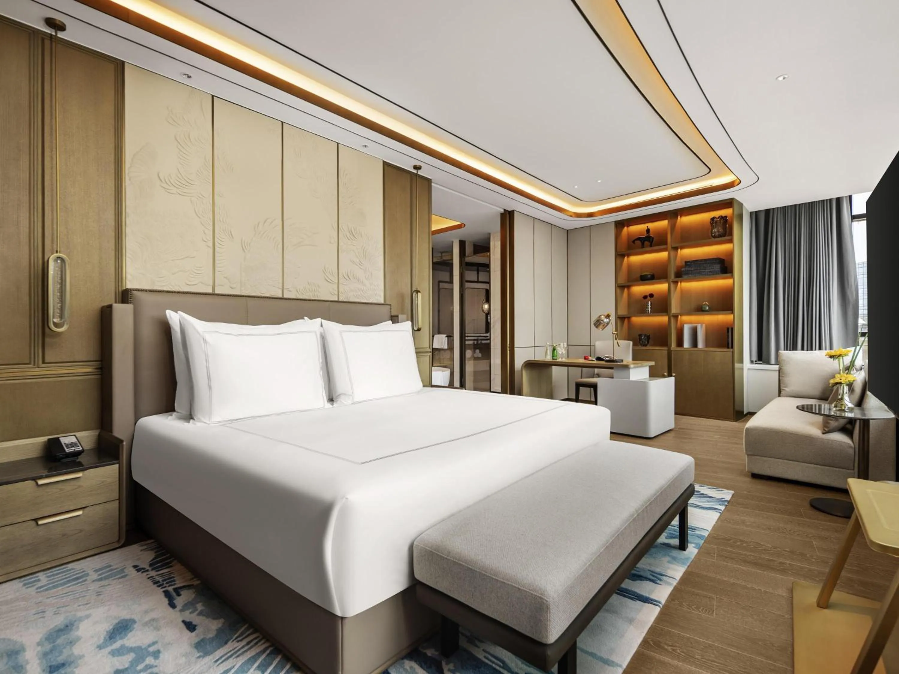 Bedroom, Bed in Swissotel Beijing Hong Kong Macau Center - 1 min to subway