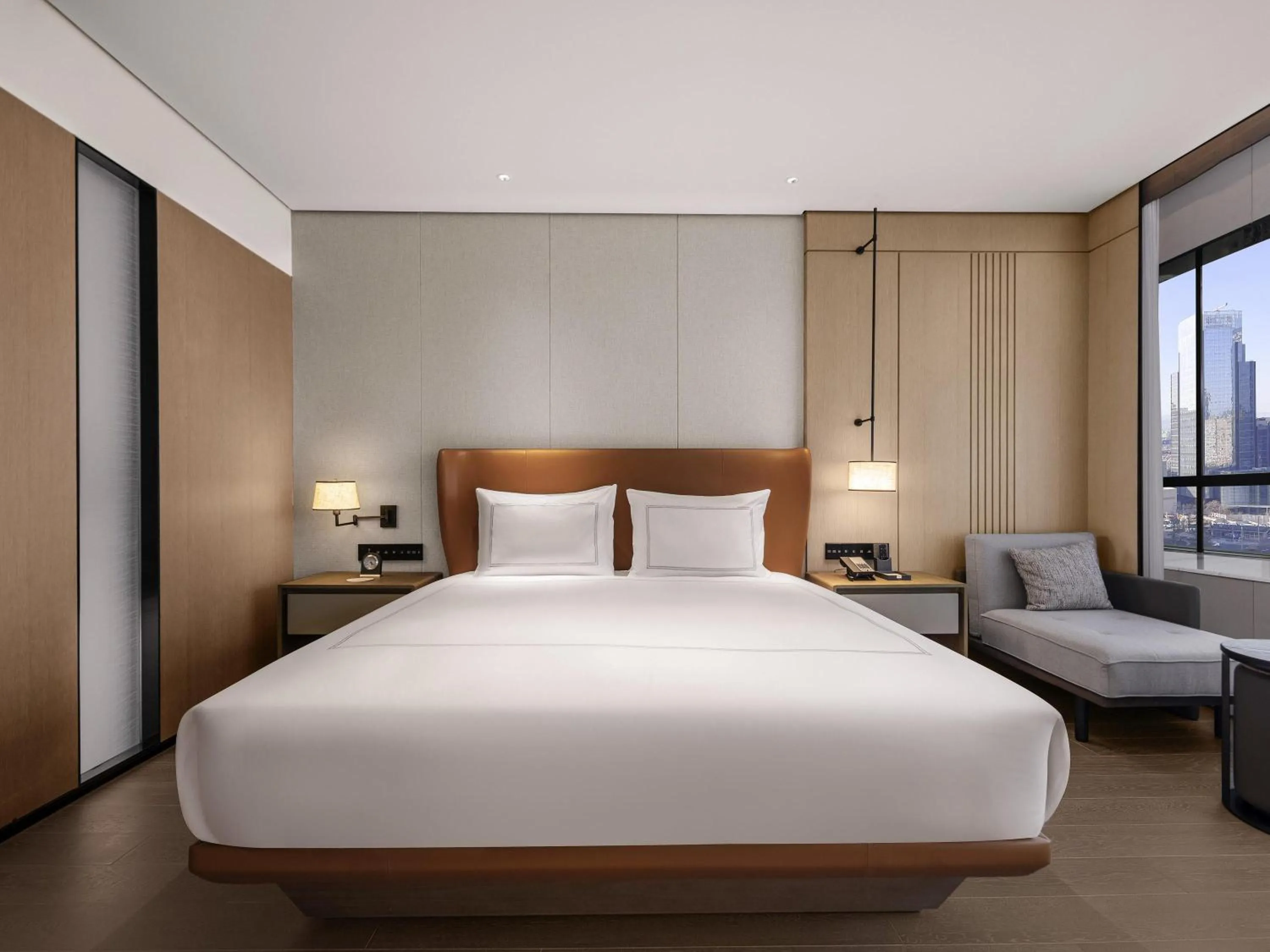 Bedroom, Bed in Swissotel Beijing Hong Kong Macau Center - 1 min to subway