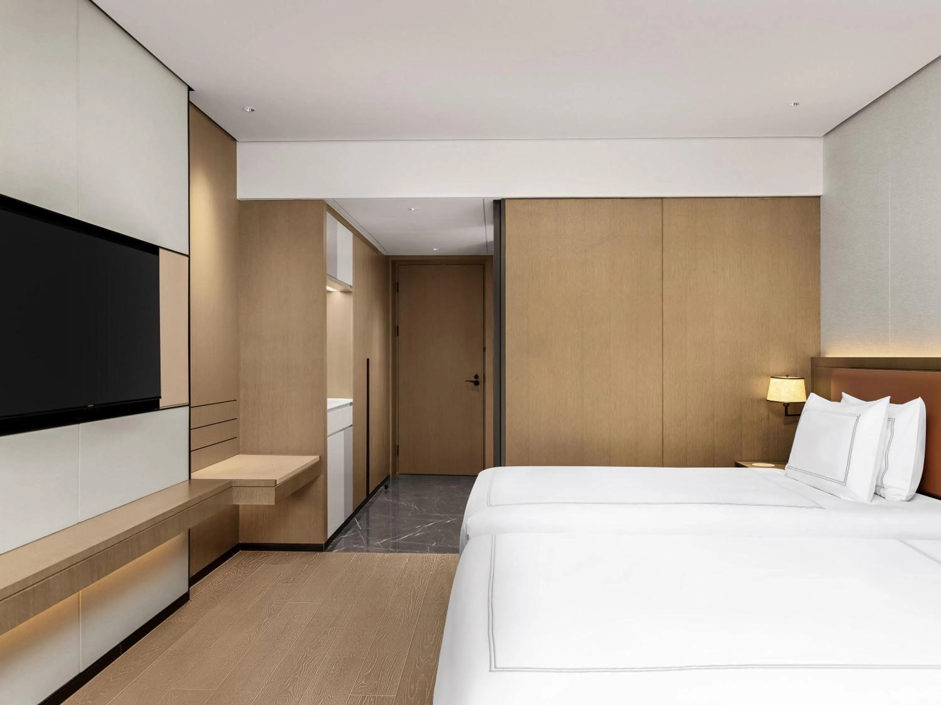 Bedroom, Bed in Swissotel Beijing Hong Kong Macau Center - 1 min to subway