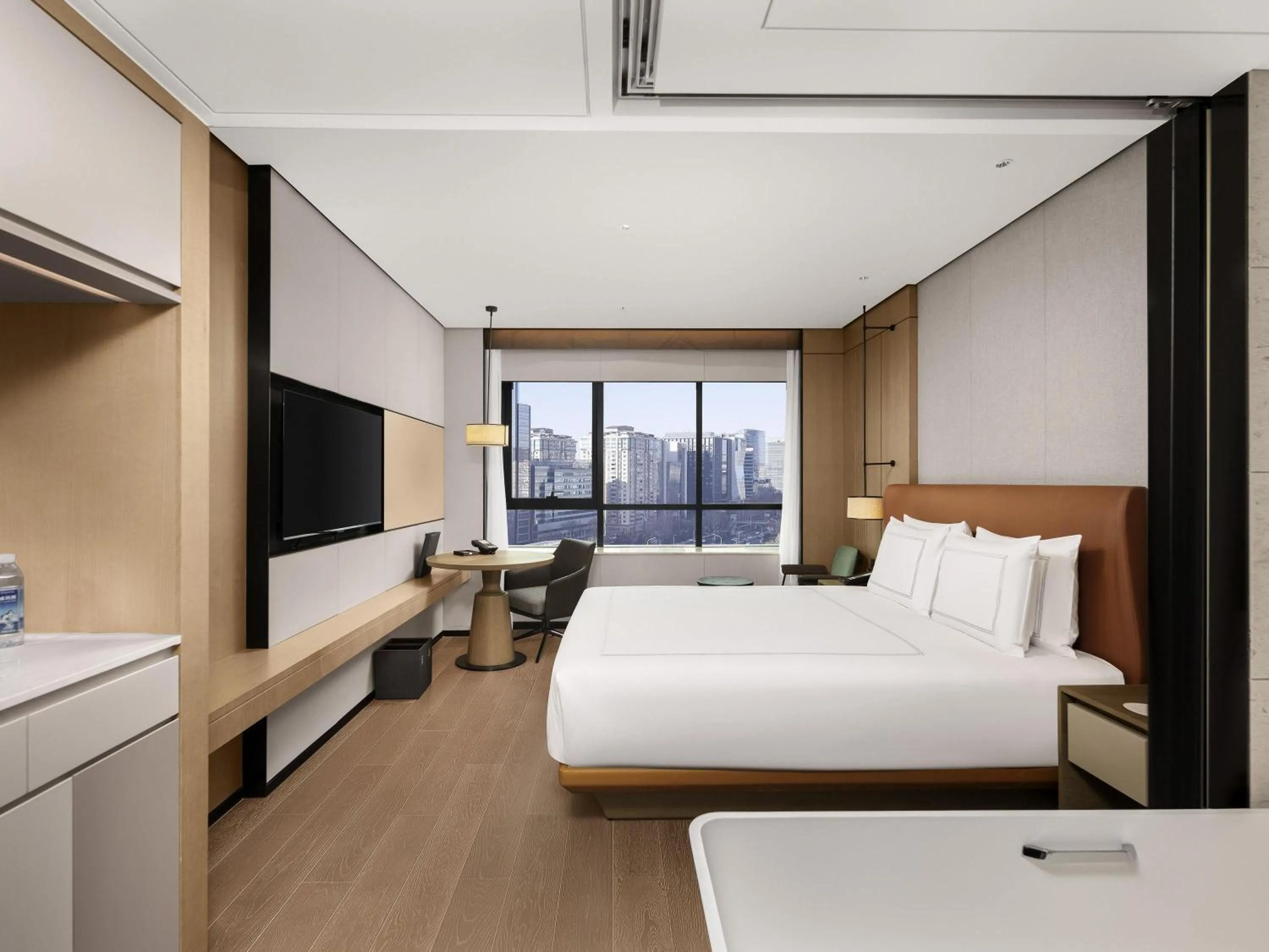 Bedroom, Bed in Swissotel Beijing Hong Kong Macau Center - 1 min to subway