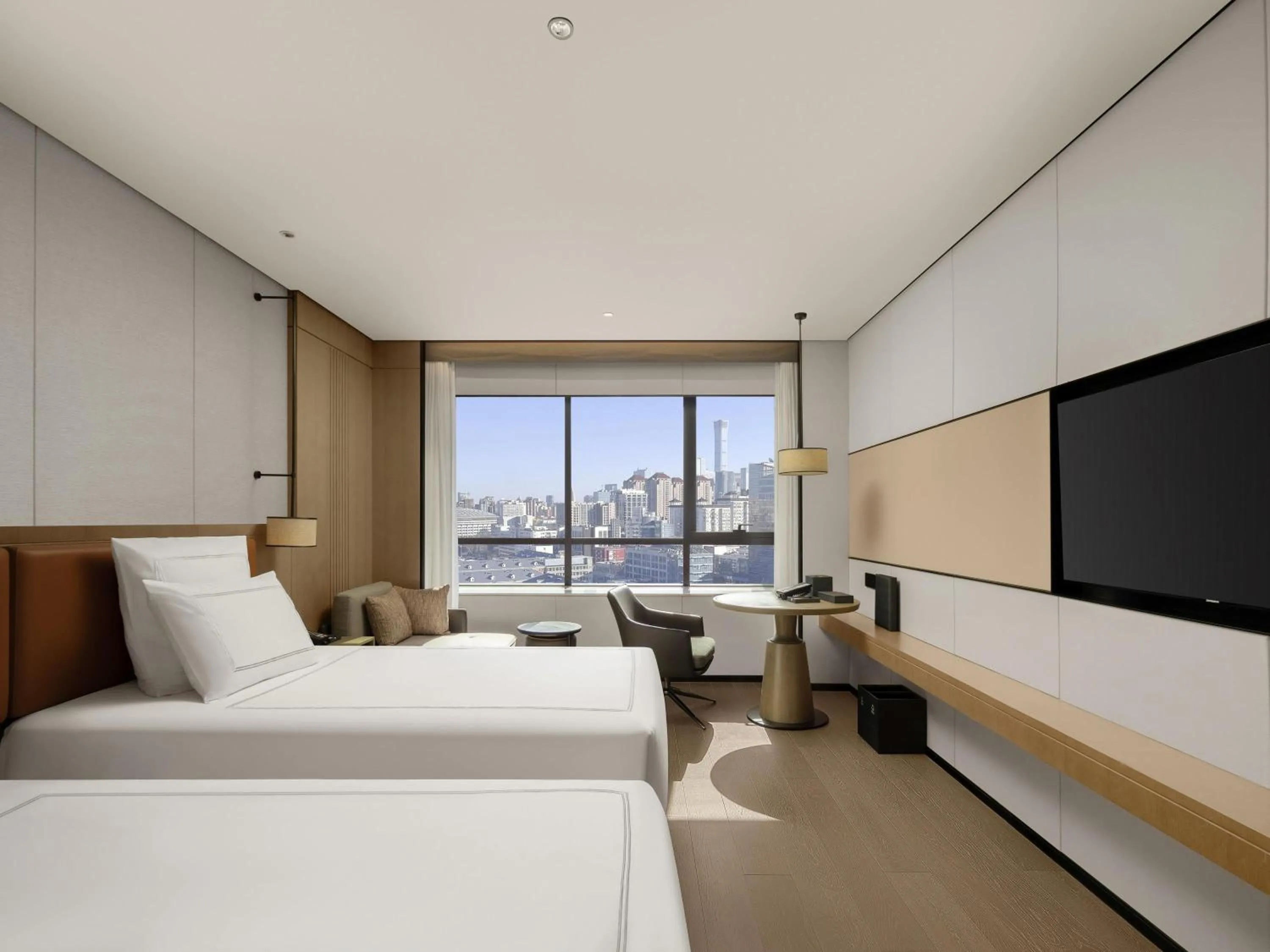 Bedroom, Bed in Swissotel Beijing Hong Kong Macau Center - 1 min to subway