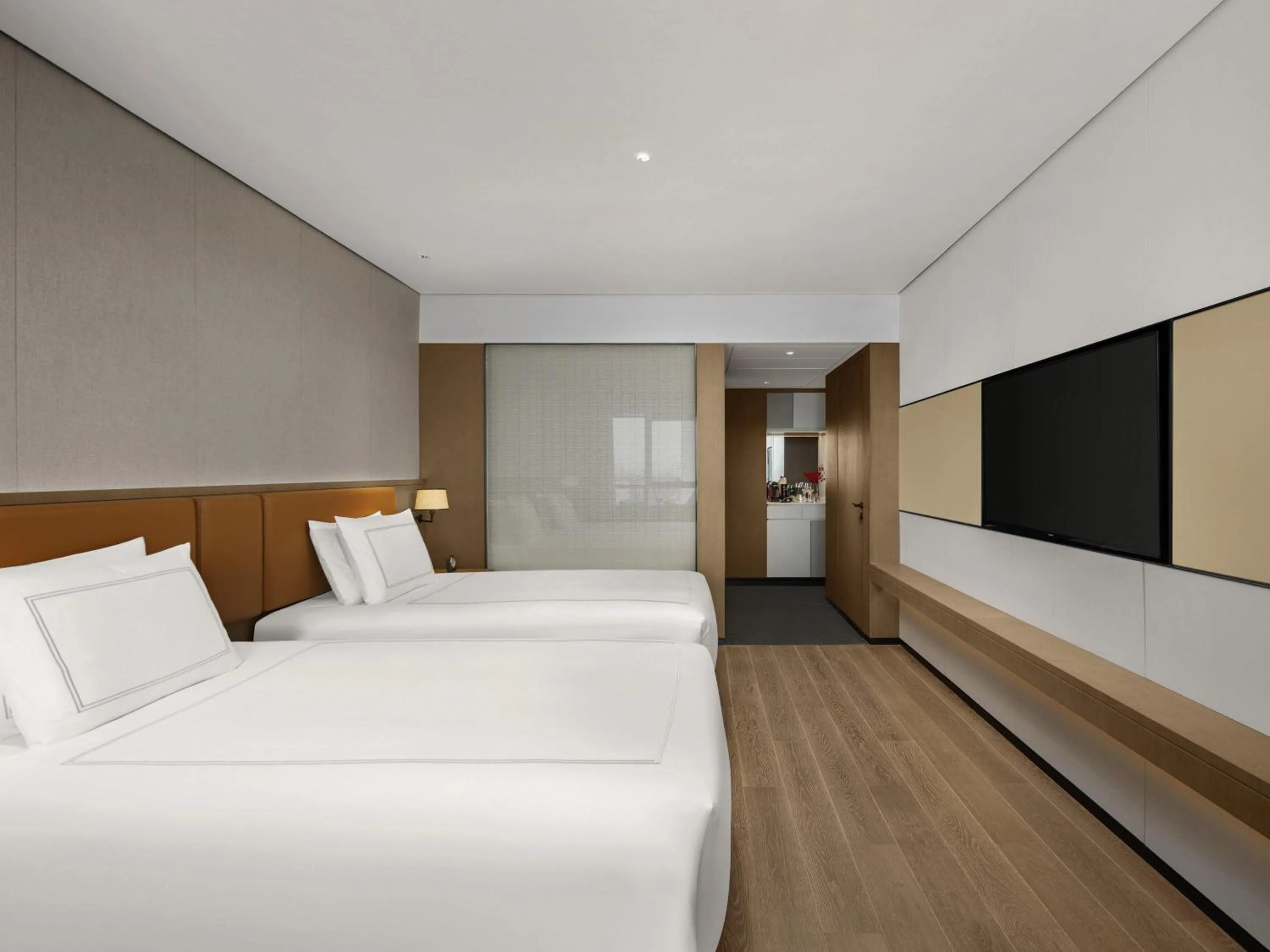 Bedroom, Bed in Swissotel Beijing Hong Kong Macau Center - 1 min to subway