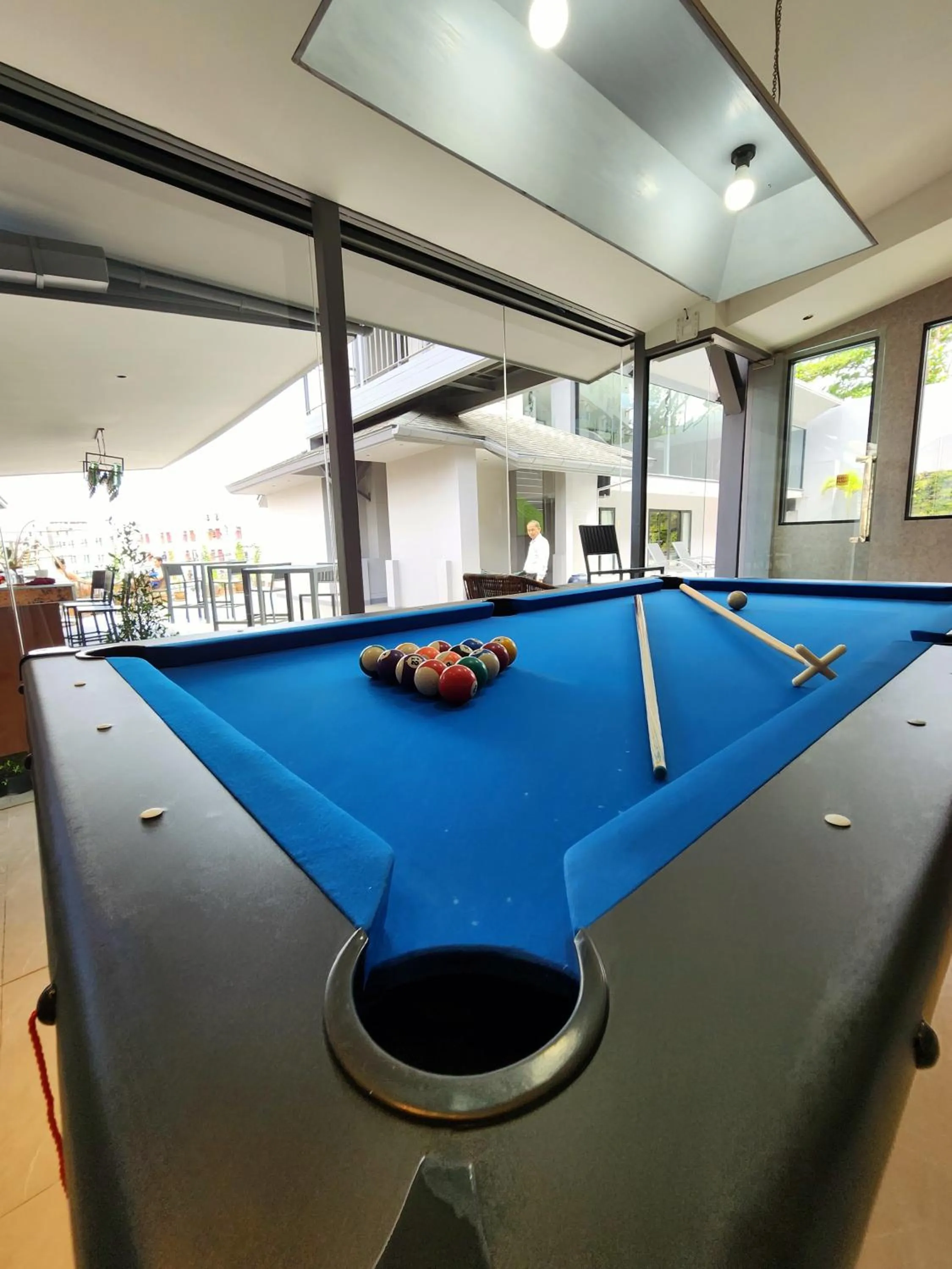 Billiard in Zo Amalthea Hotel