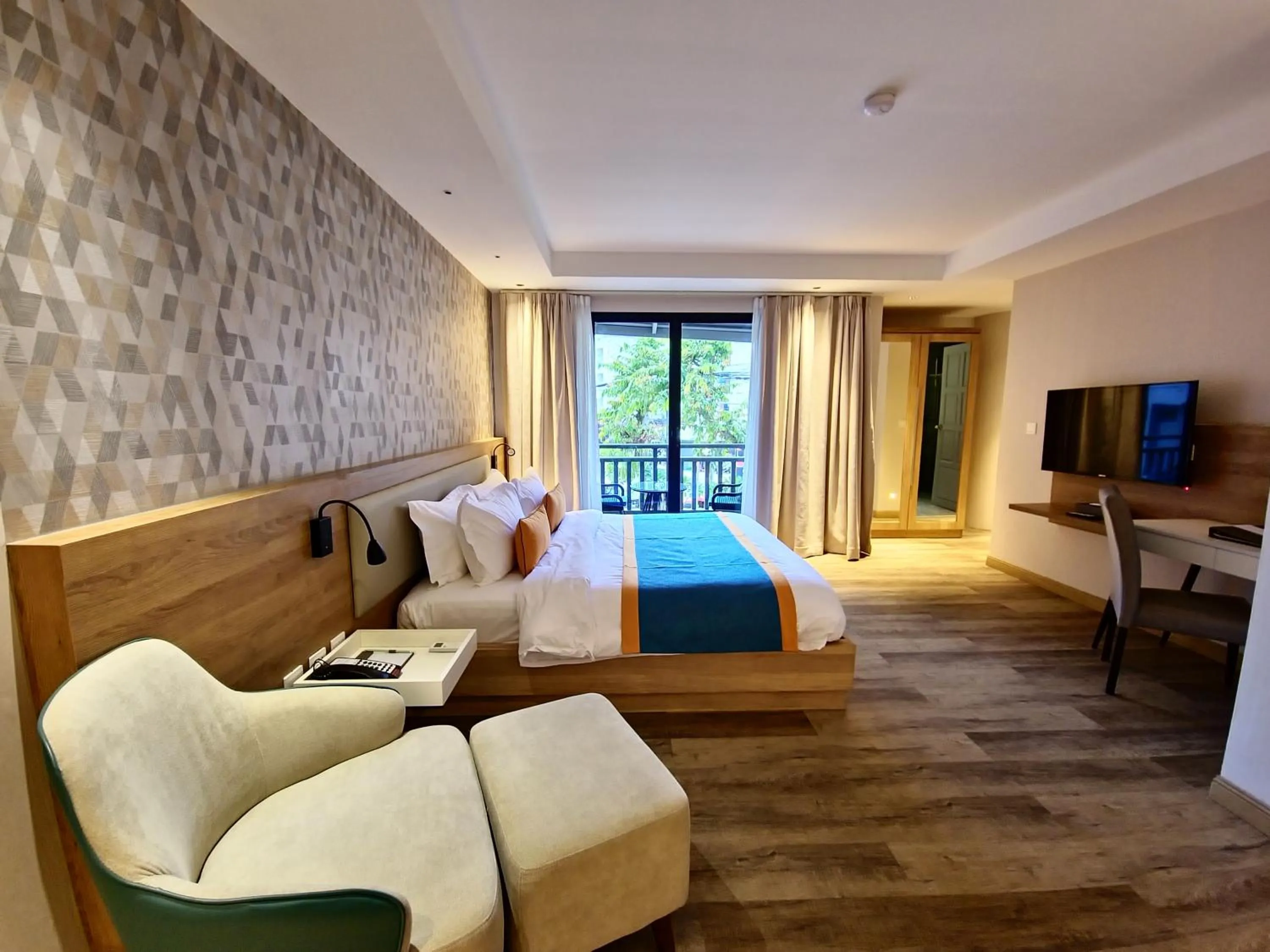 Bed in Zo Amalthea Hotel