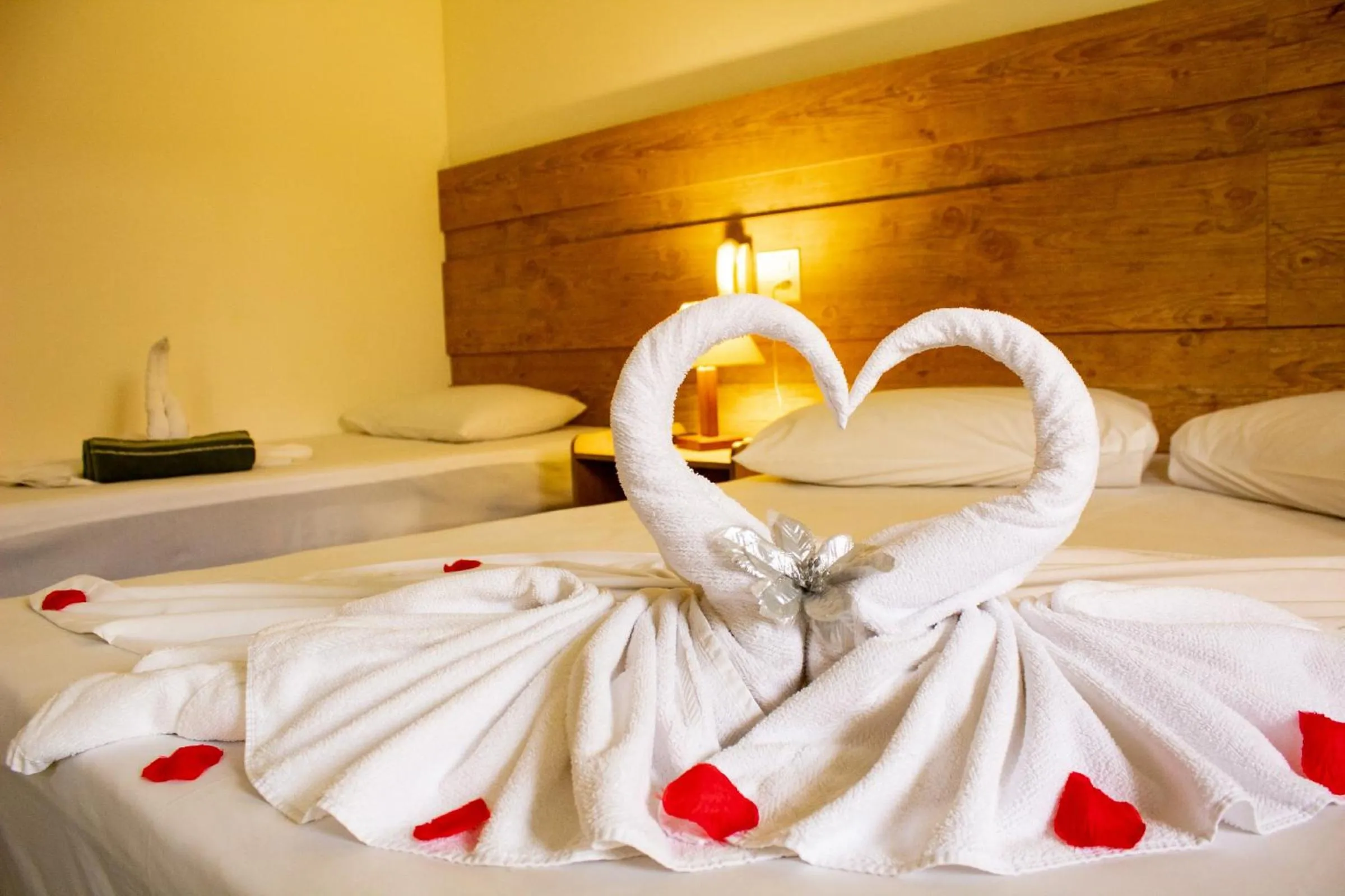 Bed in Hotel Fazenda Vale Amanhecer