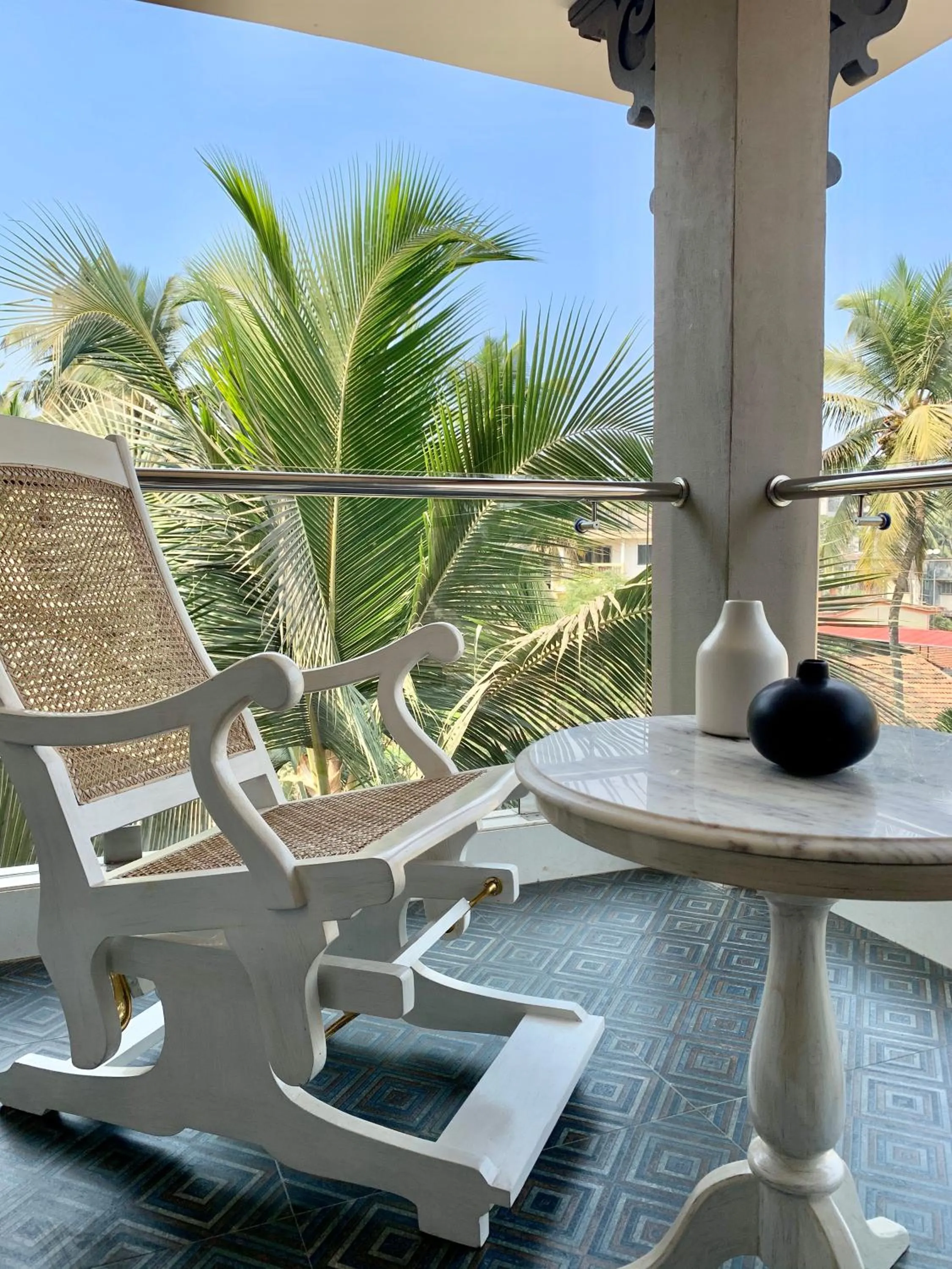 Balcony/Terrace in Red Thread Calangute