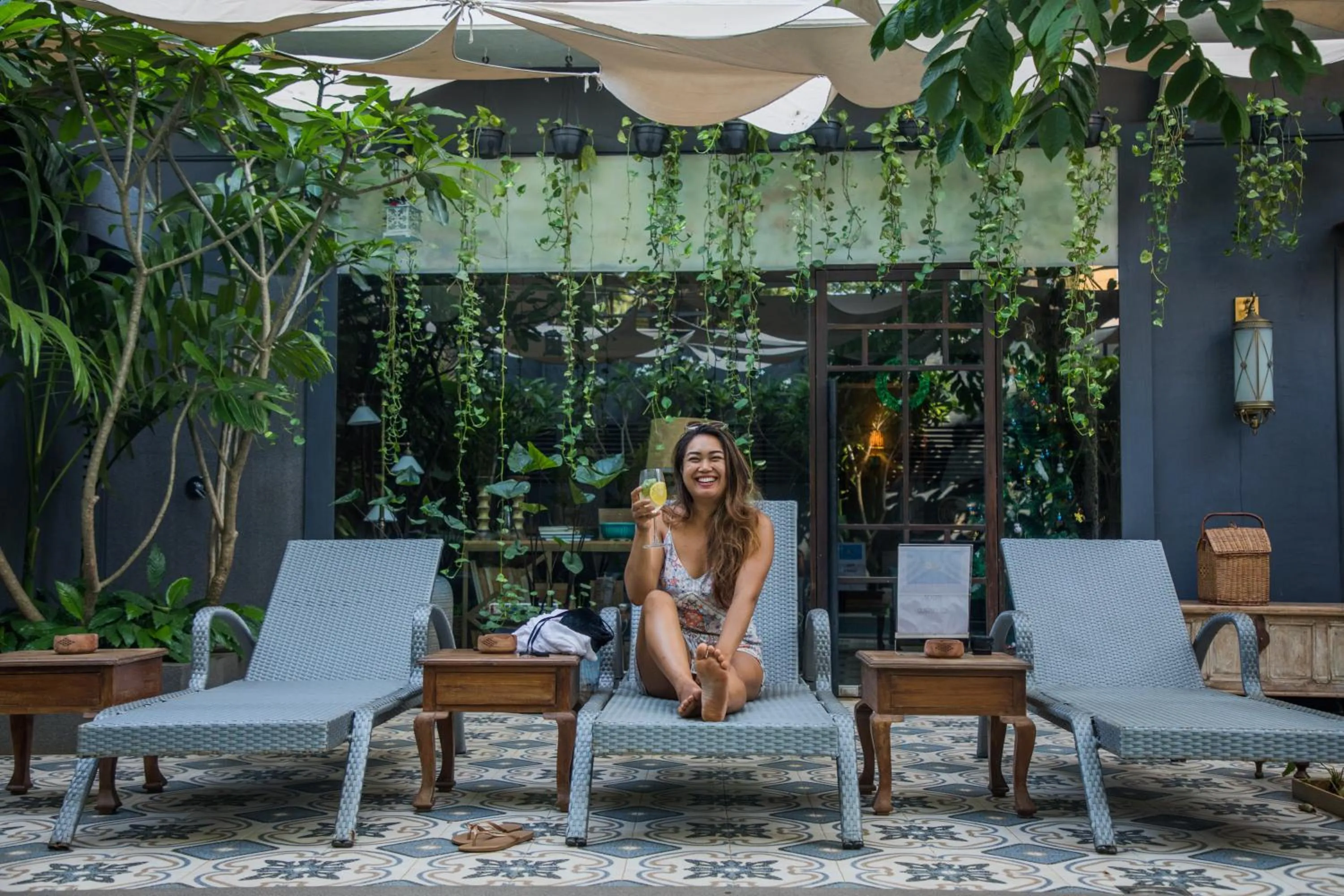 Swimming pool in Red Thread Calangute