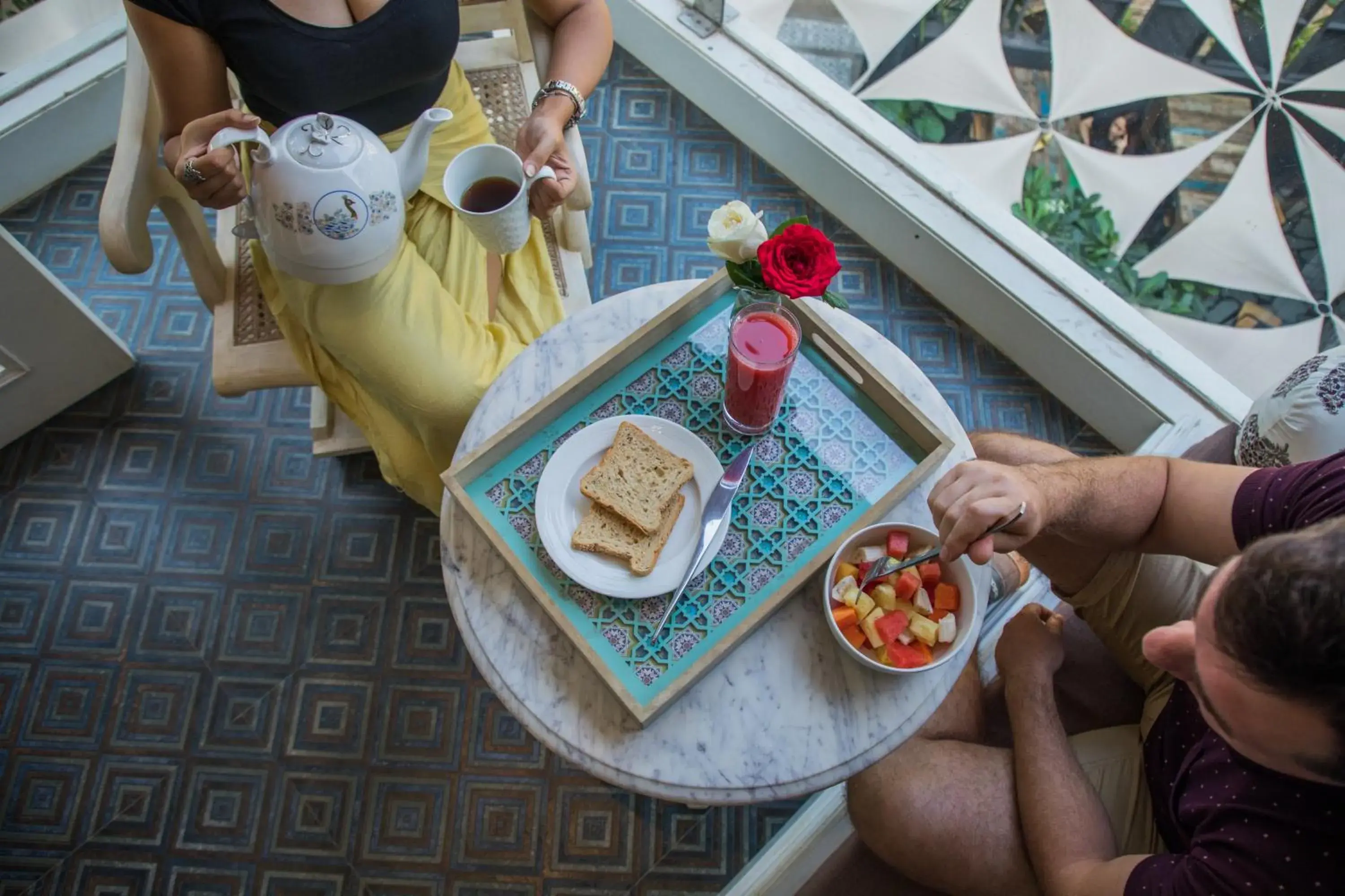 Continental breakfast in Red Thread Calangute Continental breakfast in Red Thread Calangute