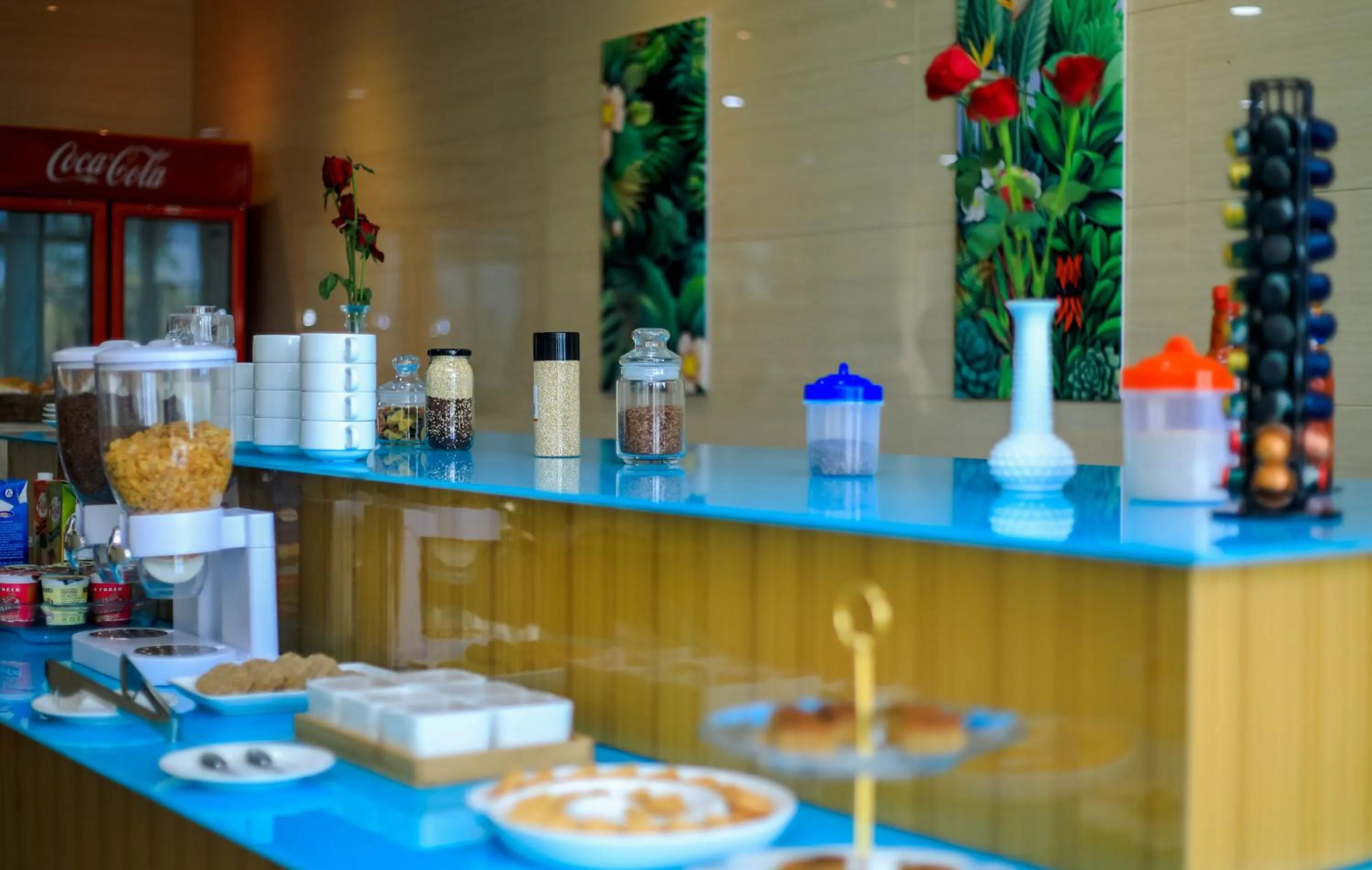 Buffet breakfast in Lark Hotel