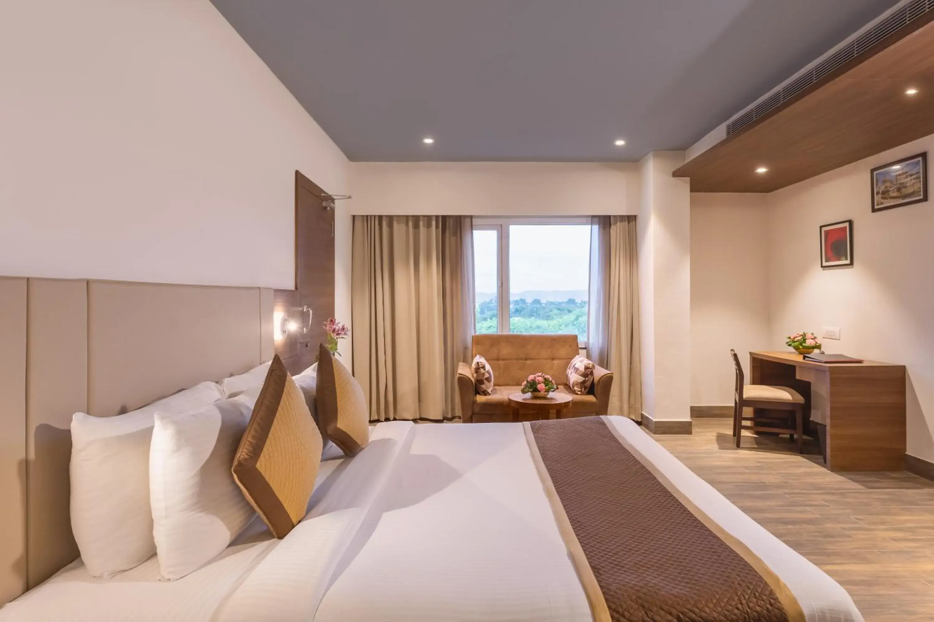 Bedroom, Bed in Lords Inn Udaipur Bedroom, Bed in Lords Inn Udaipur