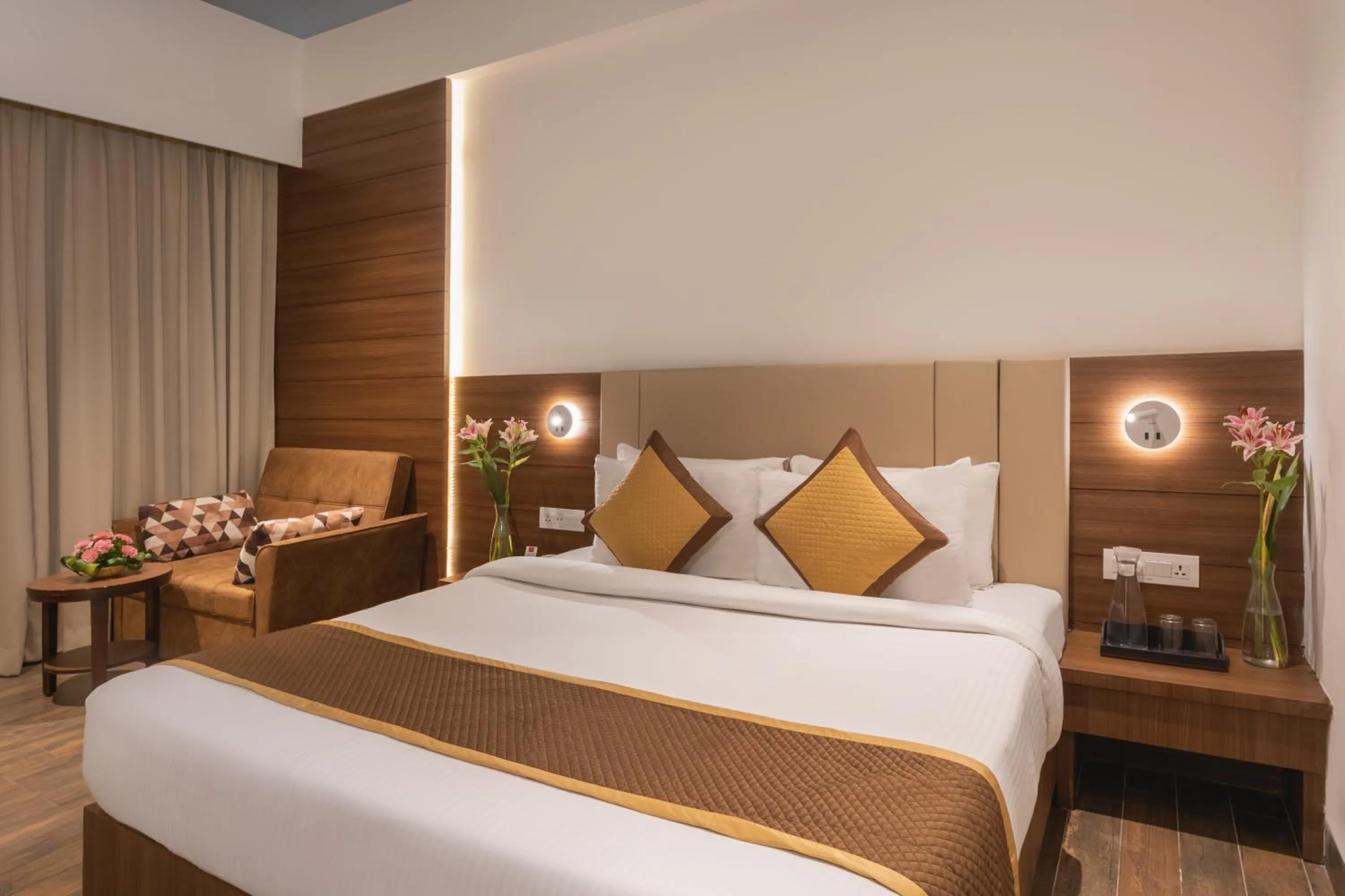 Bed in Lords Inn Udaipur