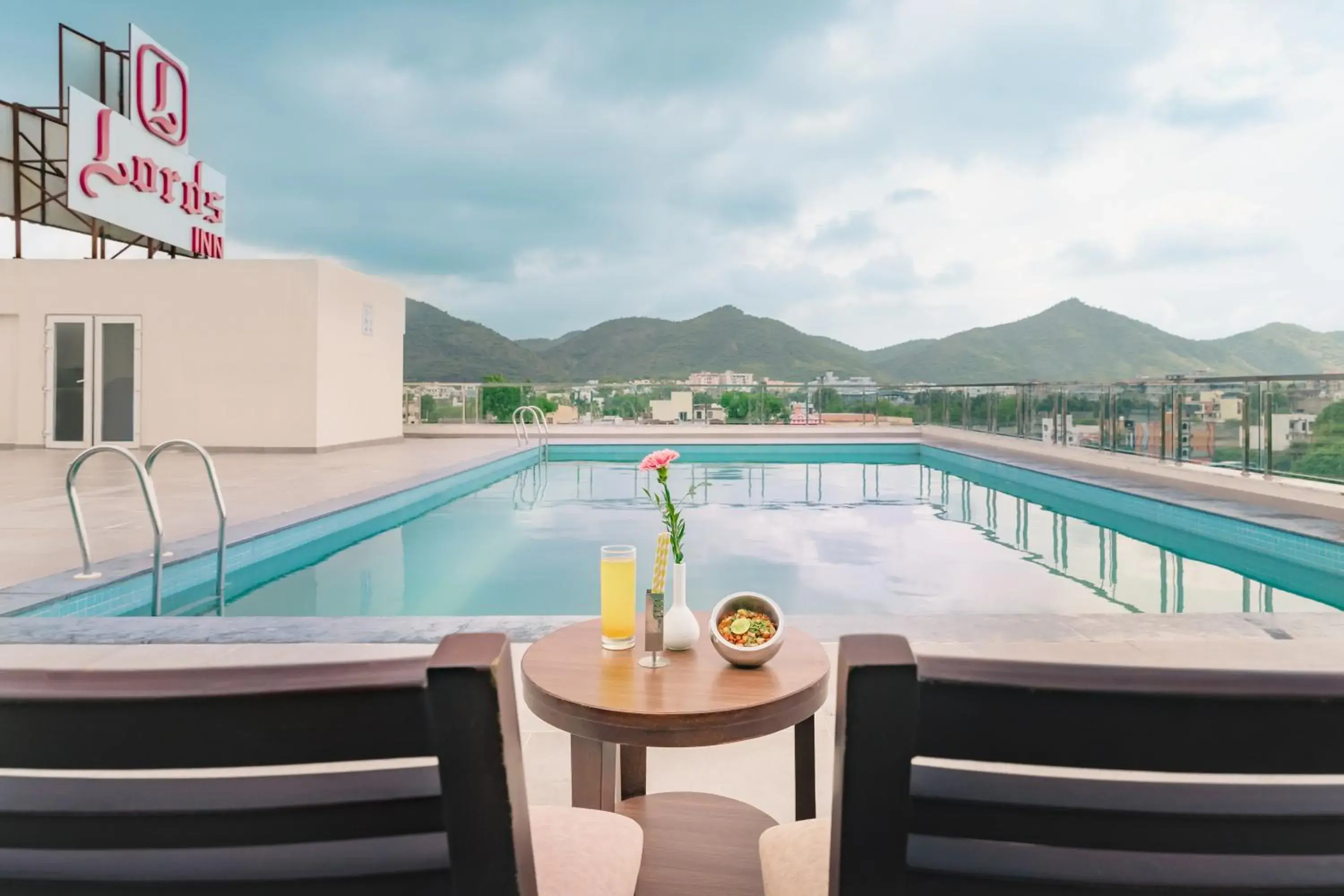 Swimming pool in Lords Inn Udaipur Swimming pool in Lords Inn Udaipur