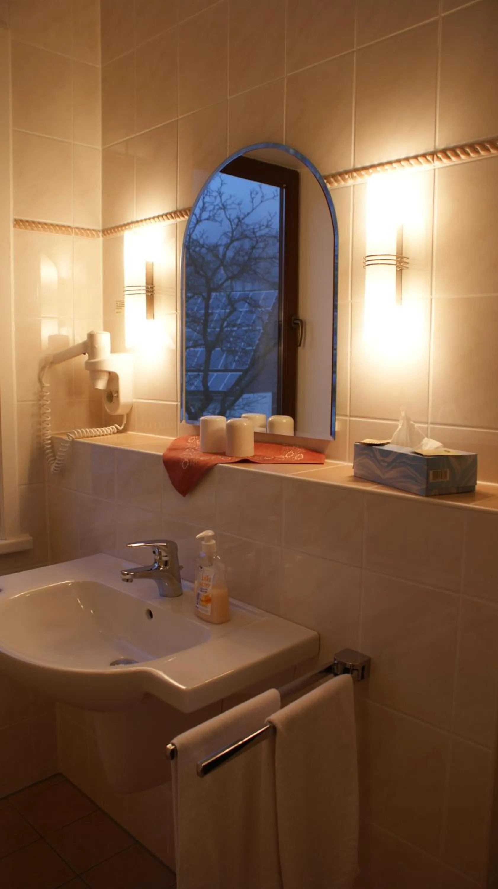 Bathroom in LandHotel Lönskrug