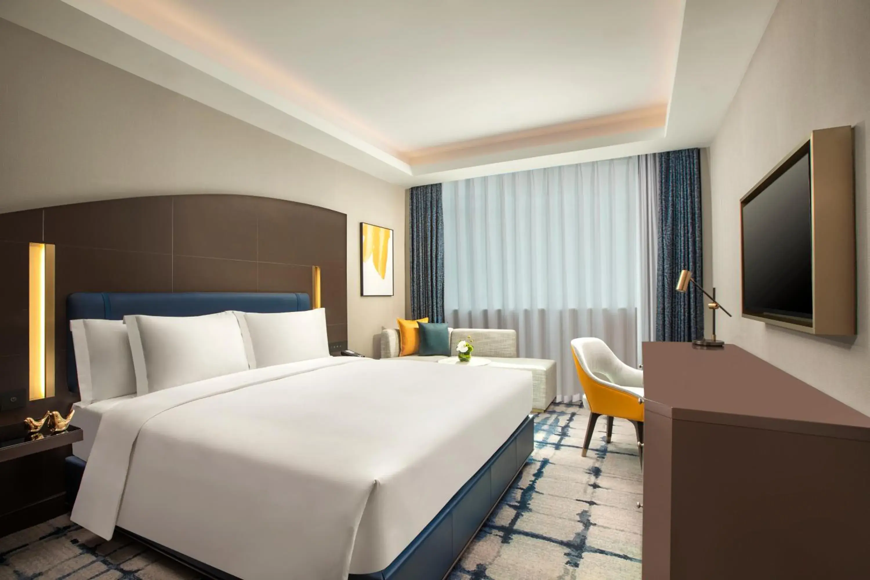 Photo of the whole room, Bed in voco Wuhan Xinhua by IHG Photo of the whole room, Bed in voco Wuhan Xinhua by IHG