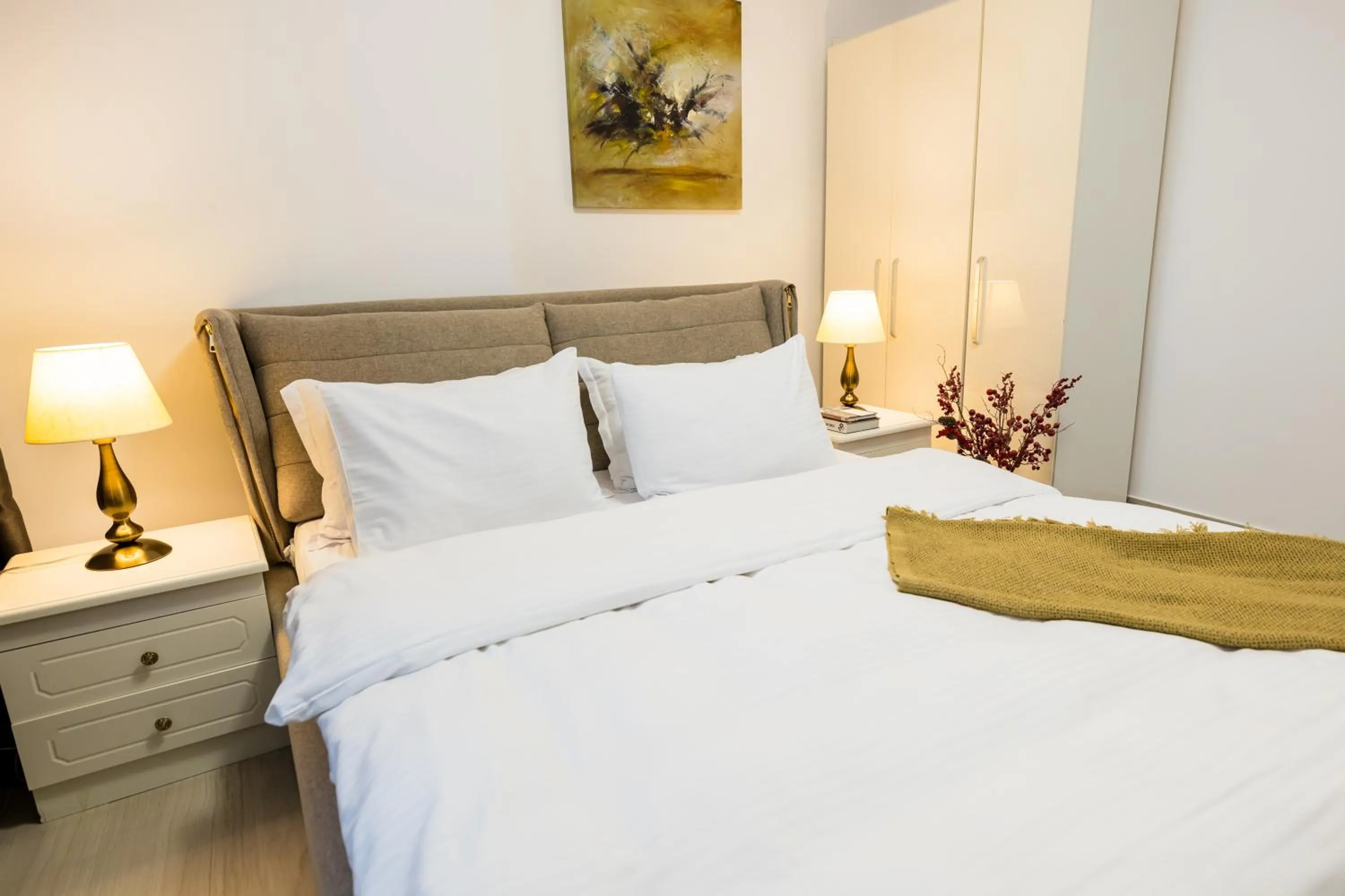 Bed in Le Blanc ApartHotel