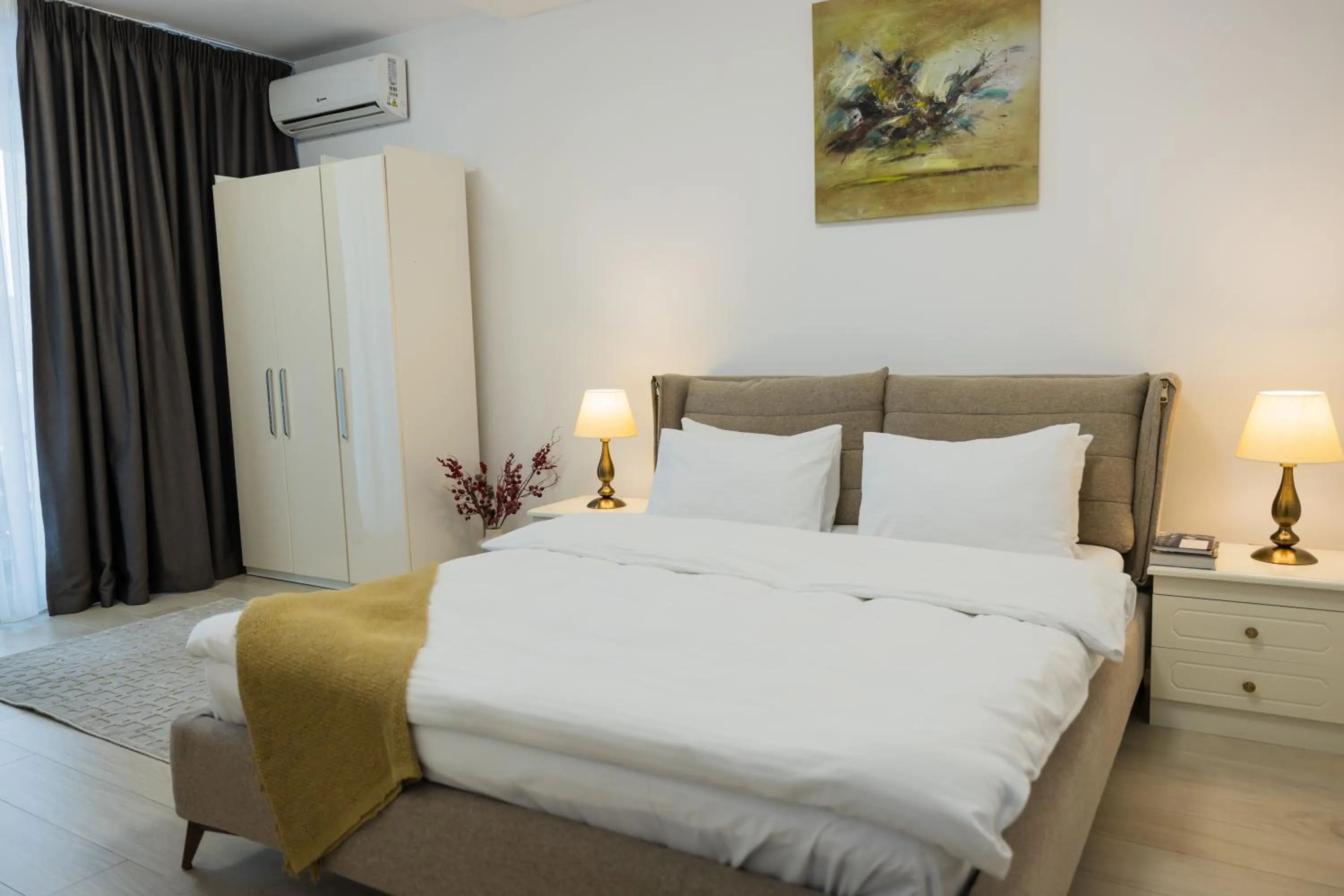 Bed in Le Blanc ApartHotel