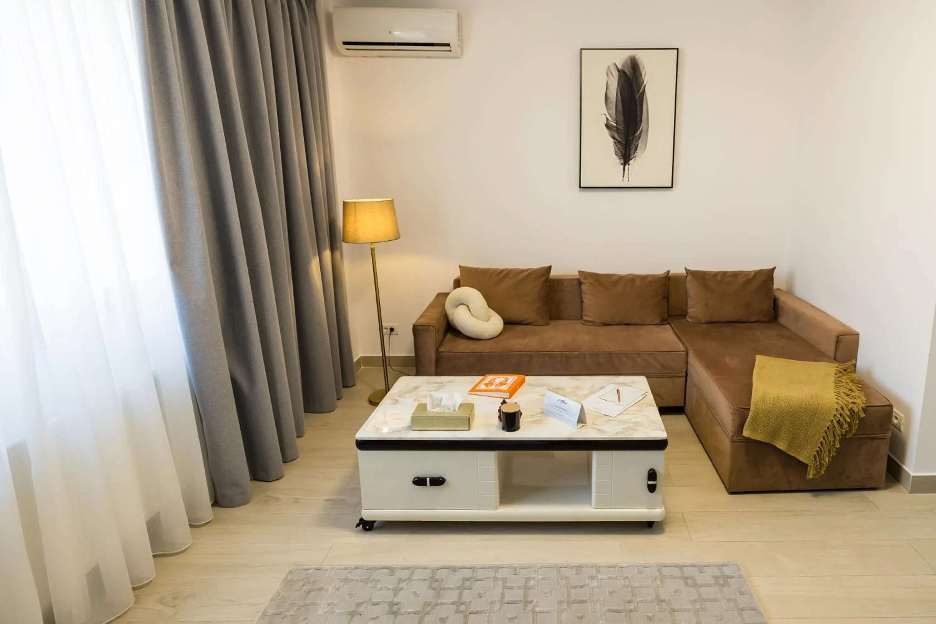 Living room in Le Blanc ApartHotel