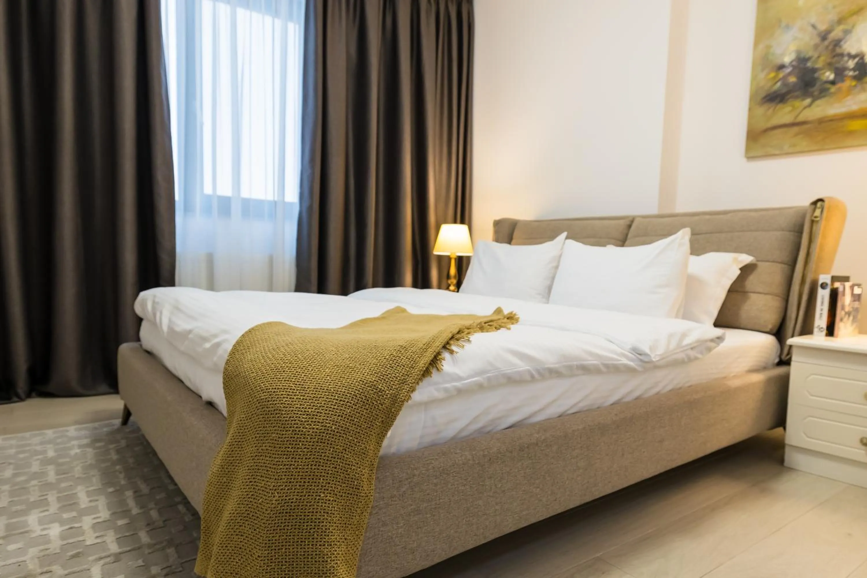 Bed in Le Blanc ApartHotel