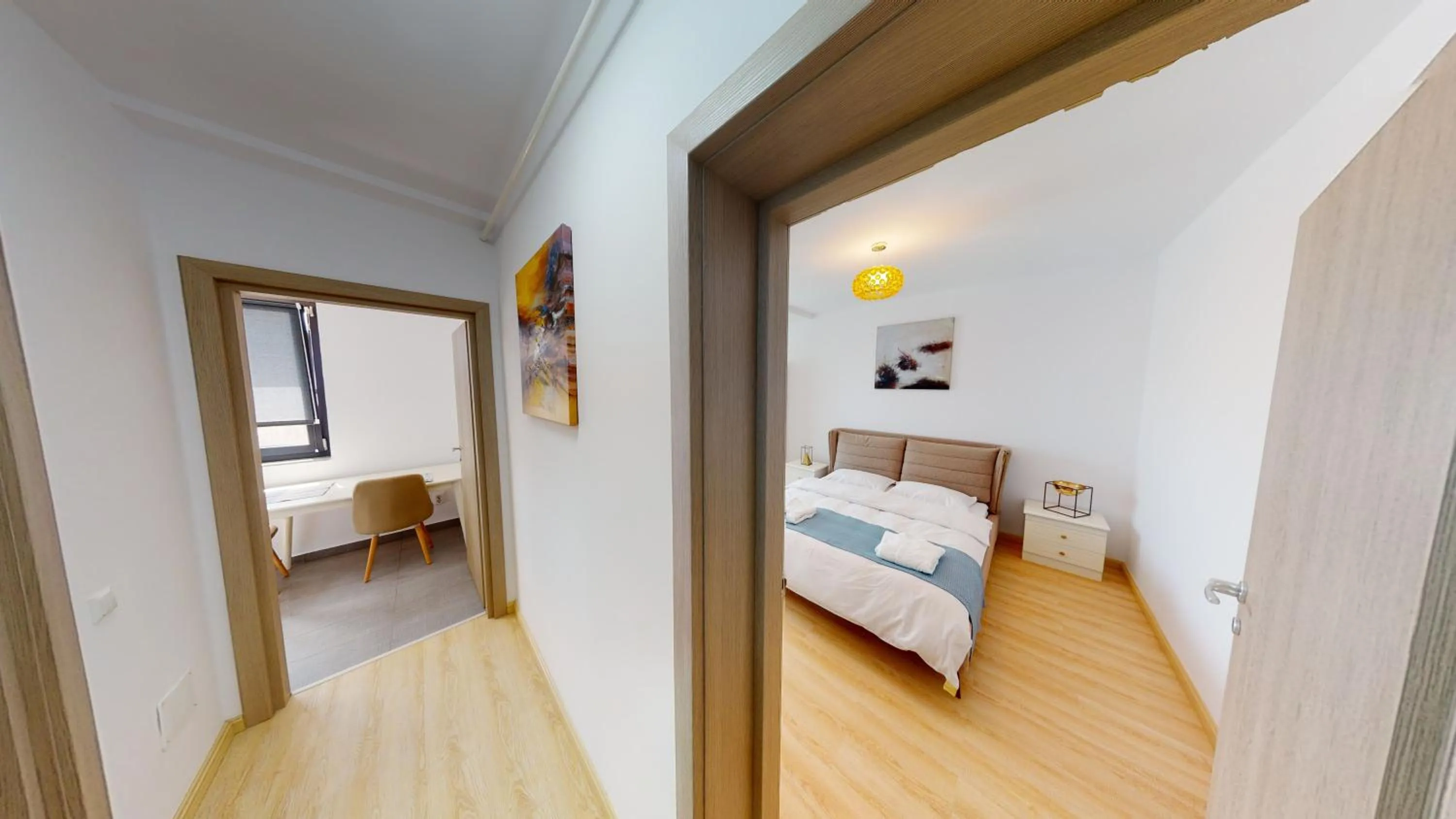 Dining area, Bed in Le Blanc ApartHotel
