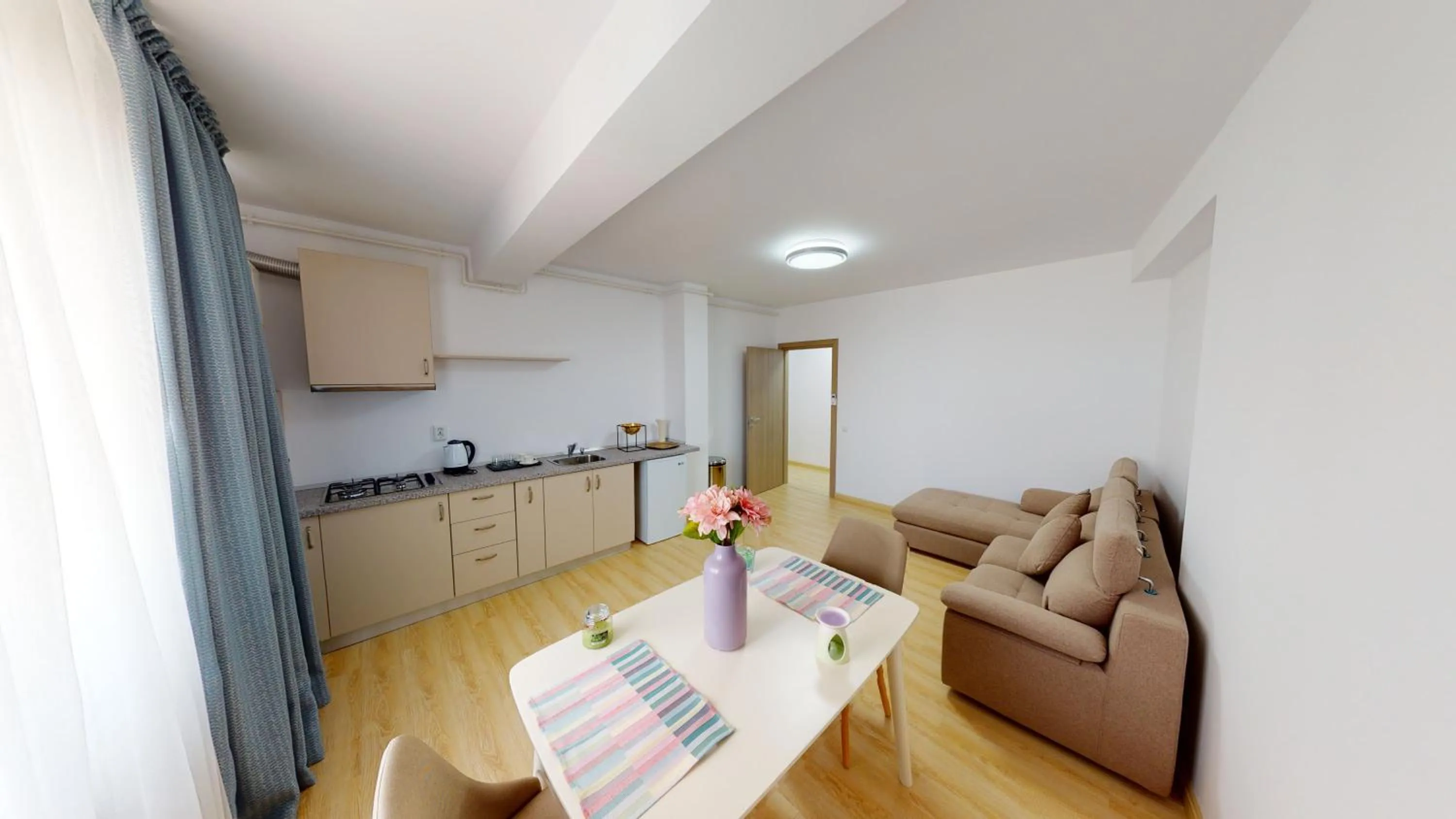 Kitchen or kitchenette in Le Blanc ApartHotel