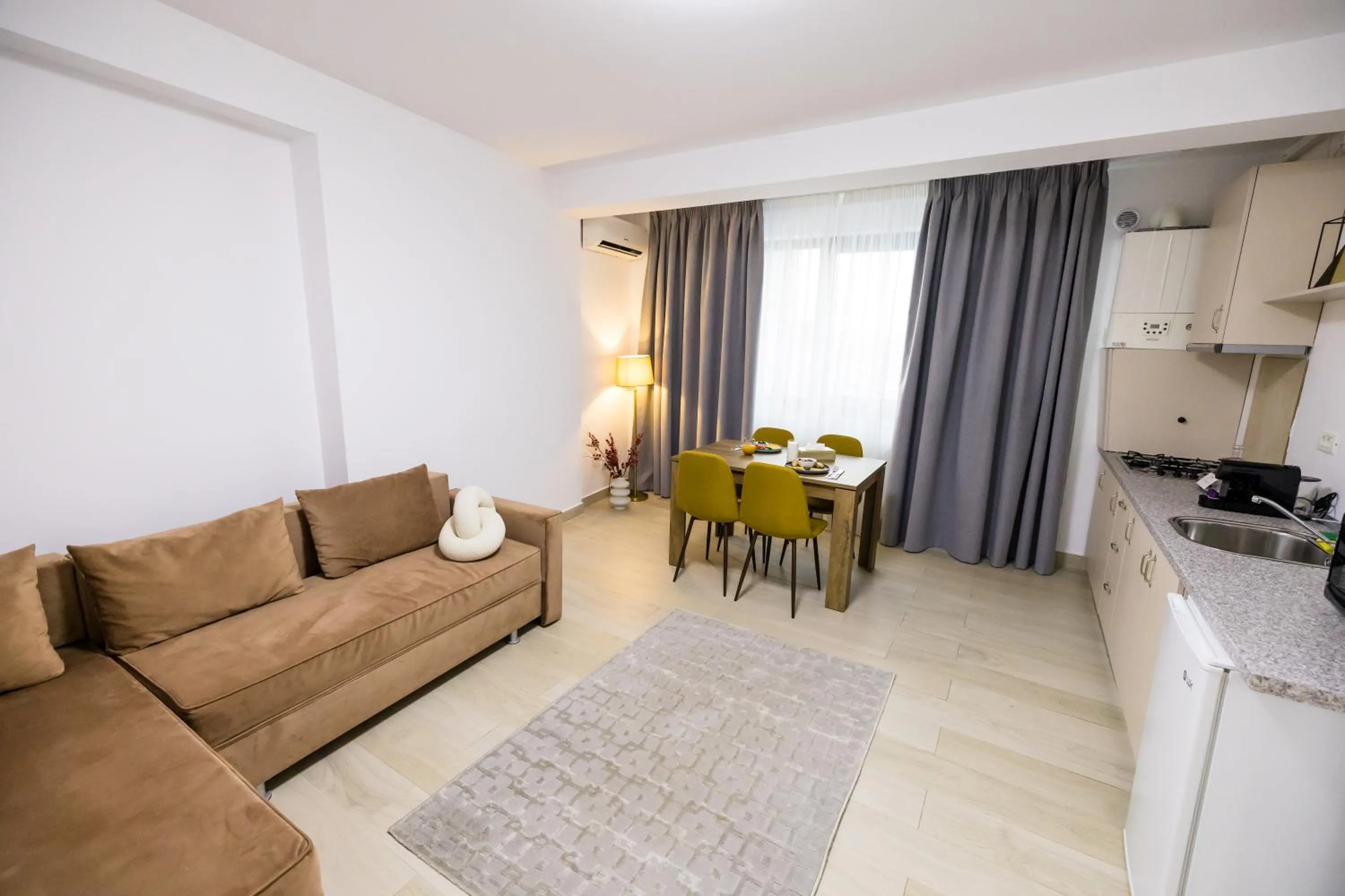 Kitchen or kitchenette in Le Blanc ApartHotel