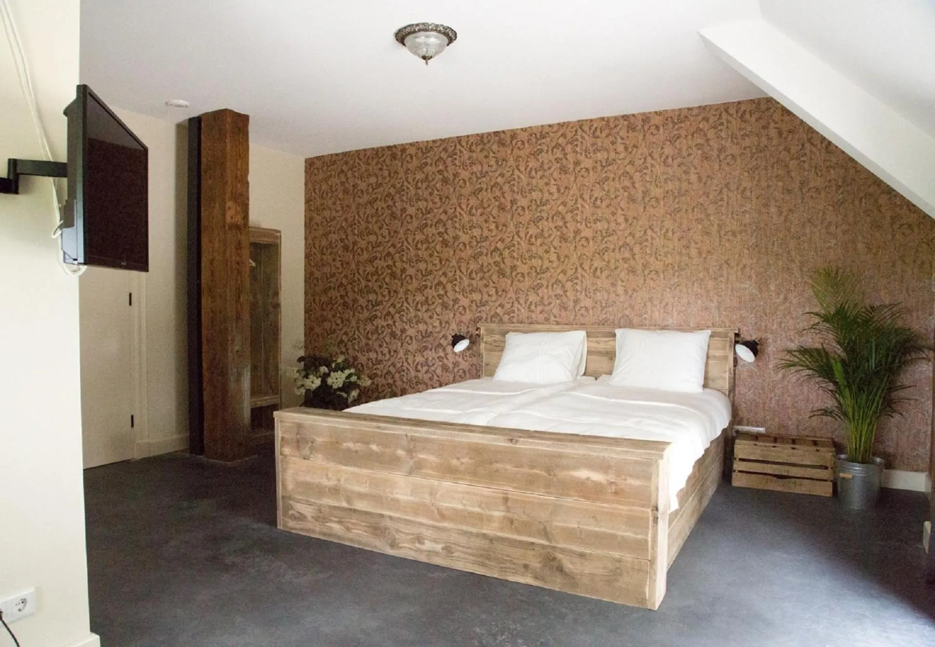 Bed in Puurderij B&B en meer...