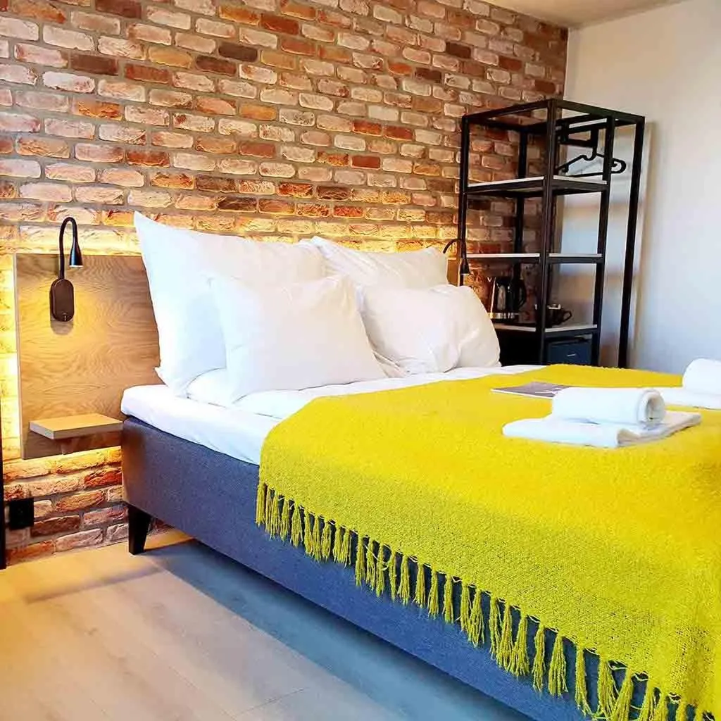 Bed in Kragerø Hotell