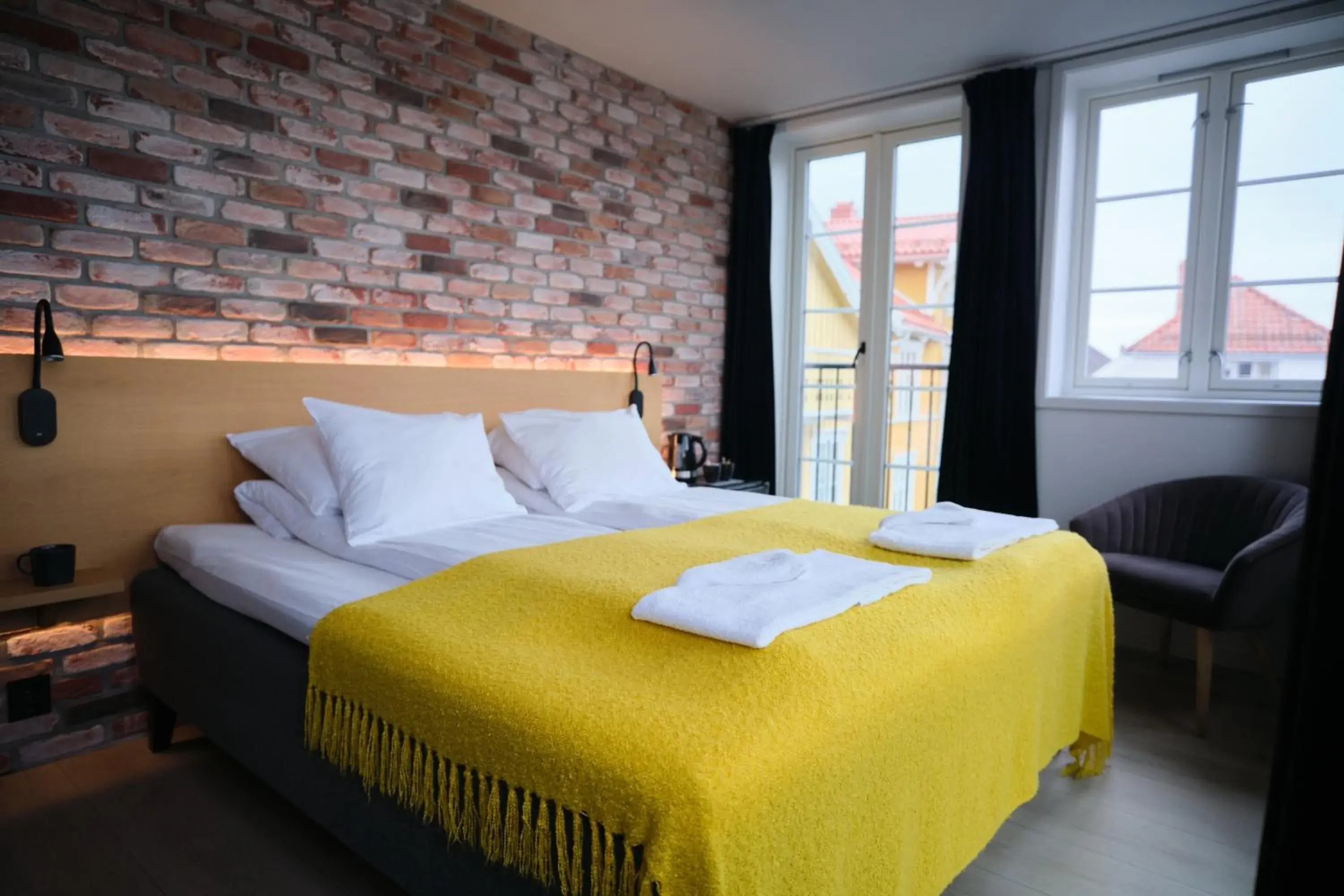 Deluxe Double Room with Side Sea View in Kragerø Hotell Deluxe Double Room with Side Sea View in Kragerø Hotell