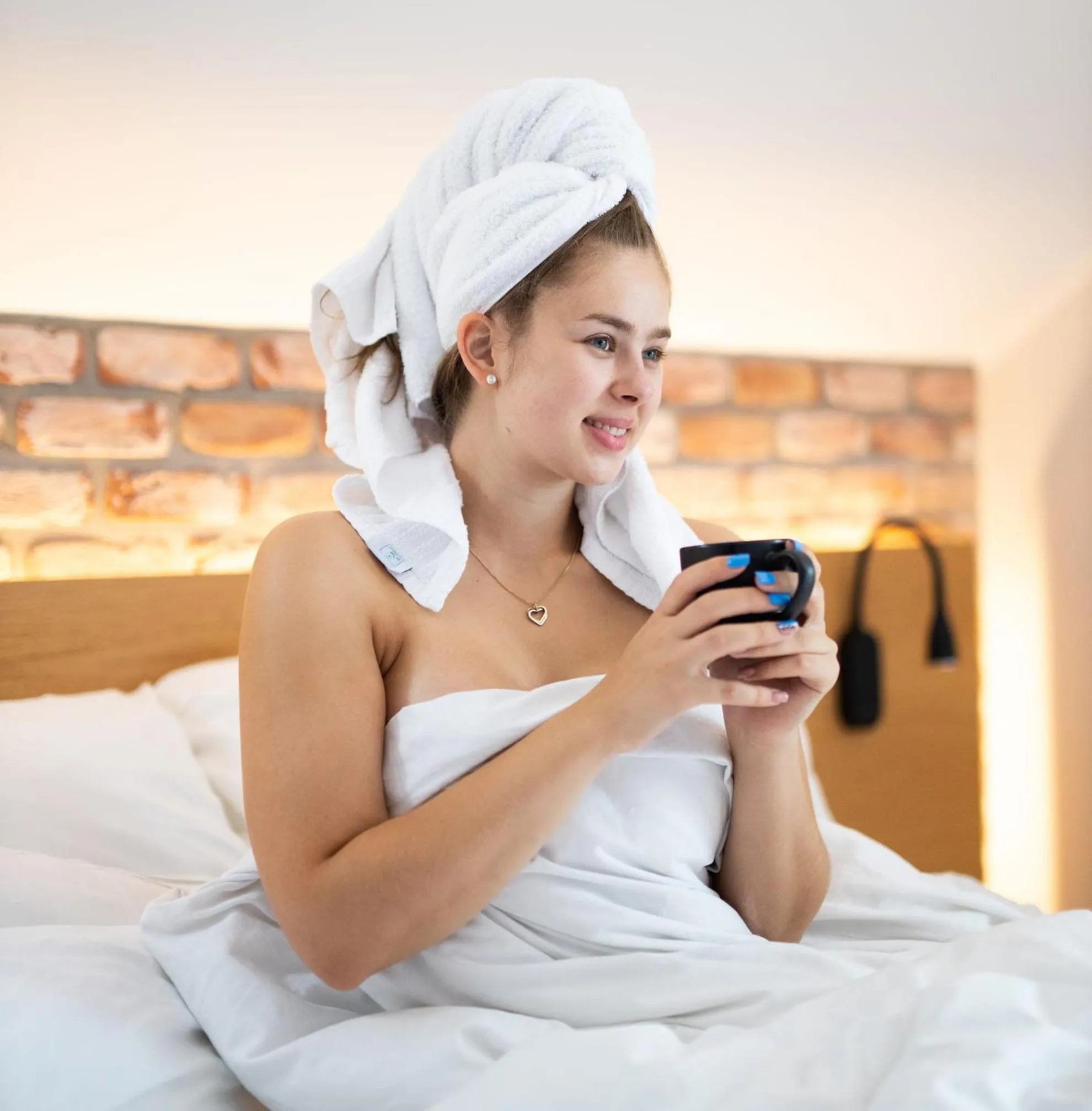 Bed in Kragerø Hotell