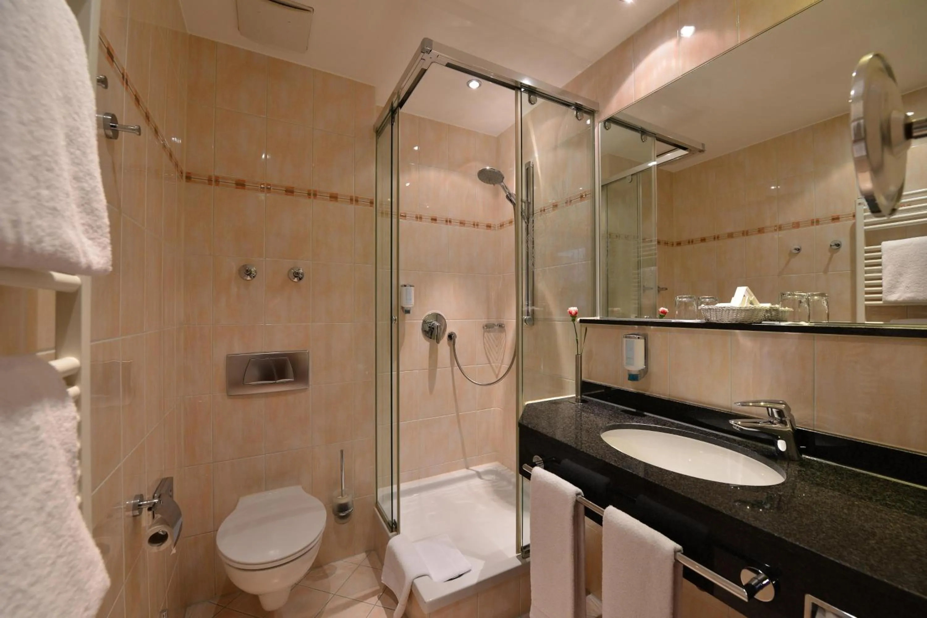 Shower in Best Western Plus Hotel Erb