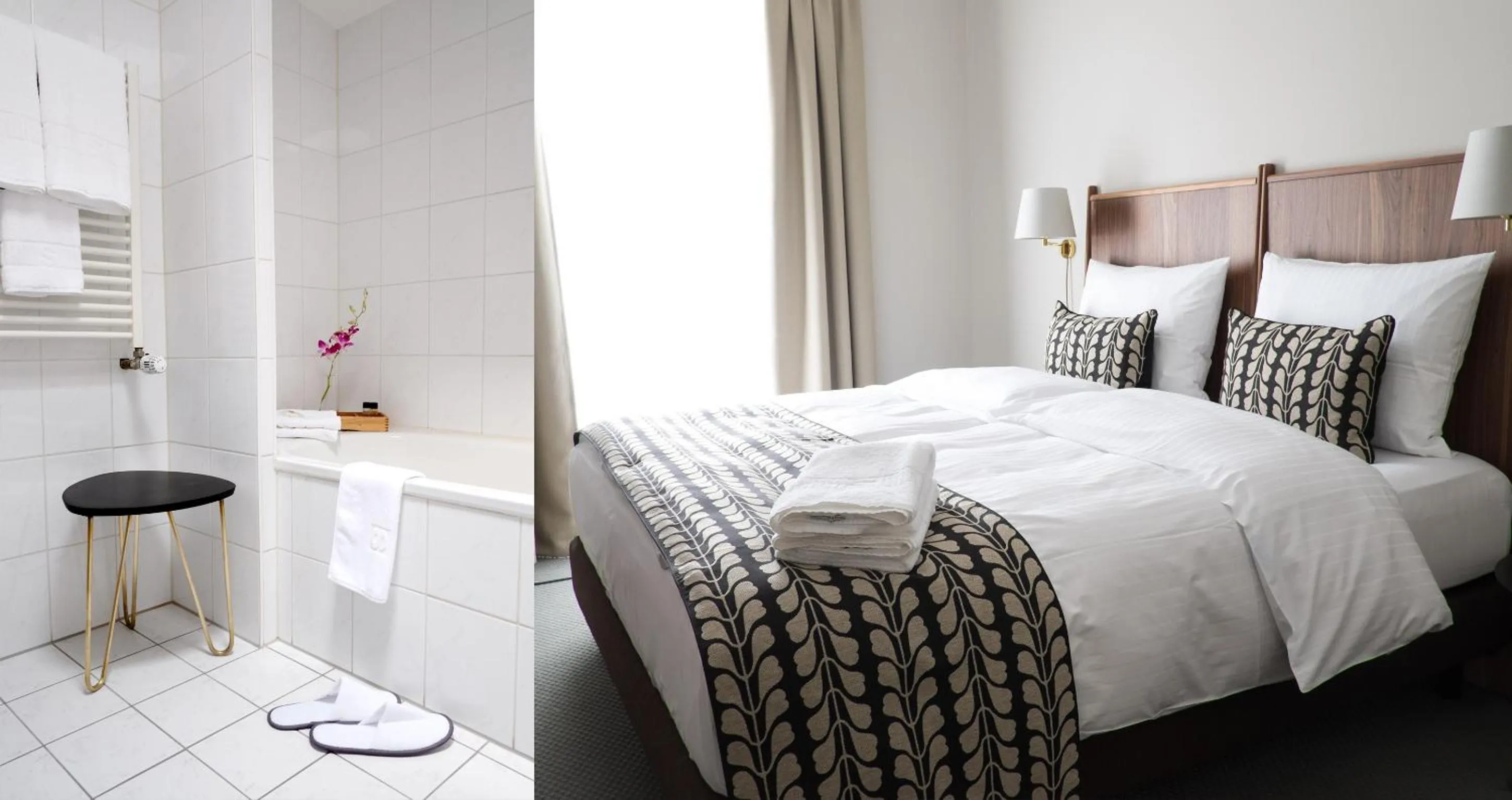 Bed in Parkhotel Obermenzing