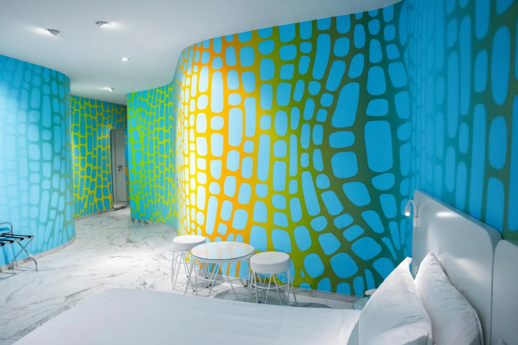 Bed in Soul Art Hotel