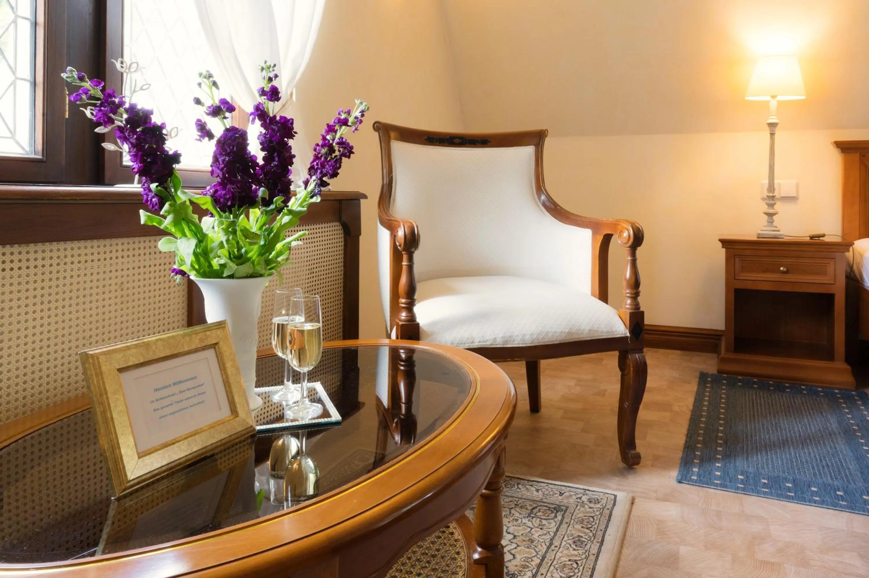 Seating area in Schlosshotel zum Markgrafen