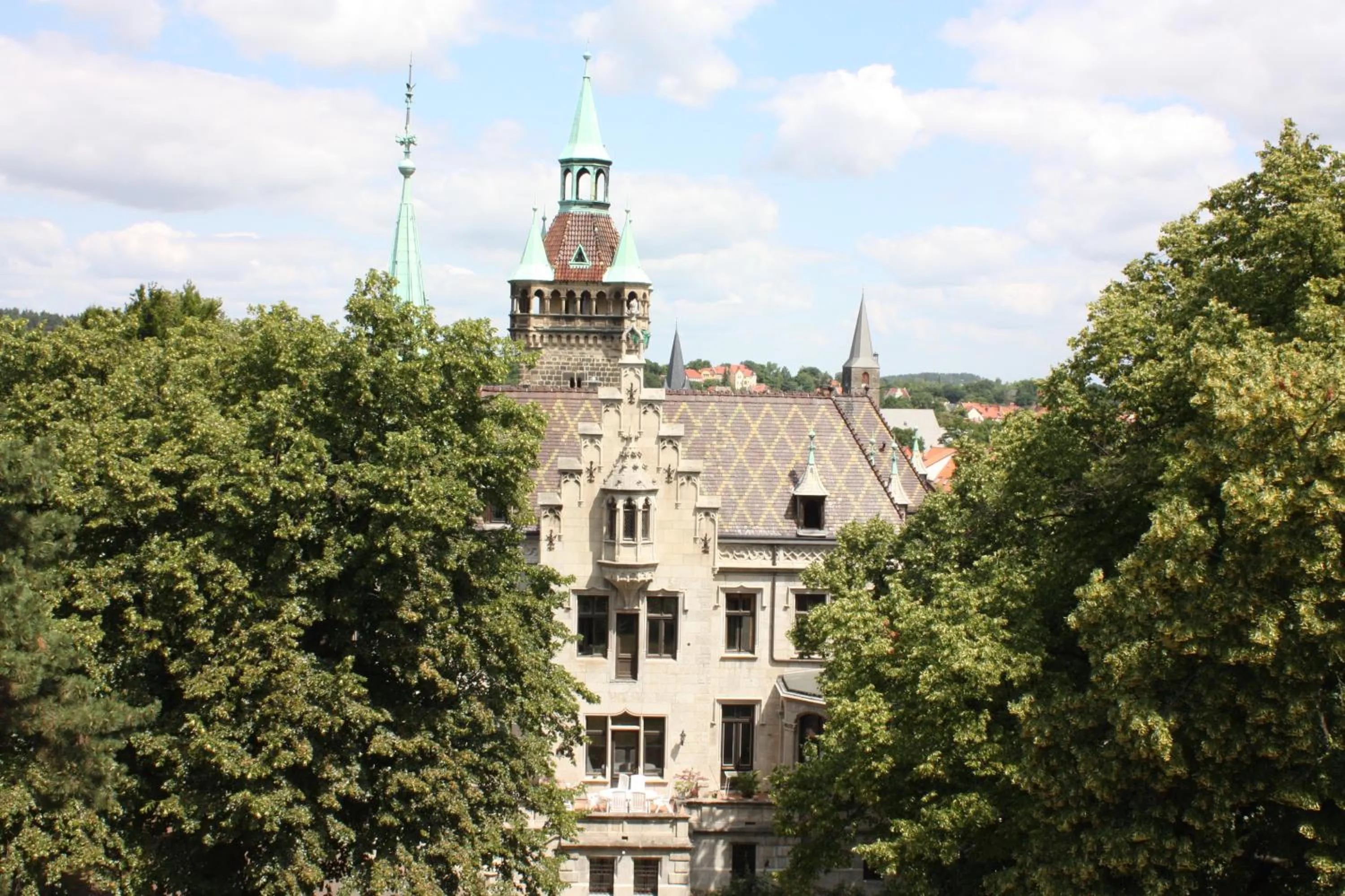 Bird's eye view in Schlosshotel zum Markgrafen