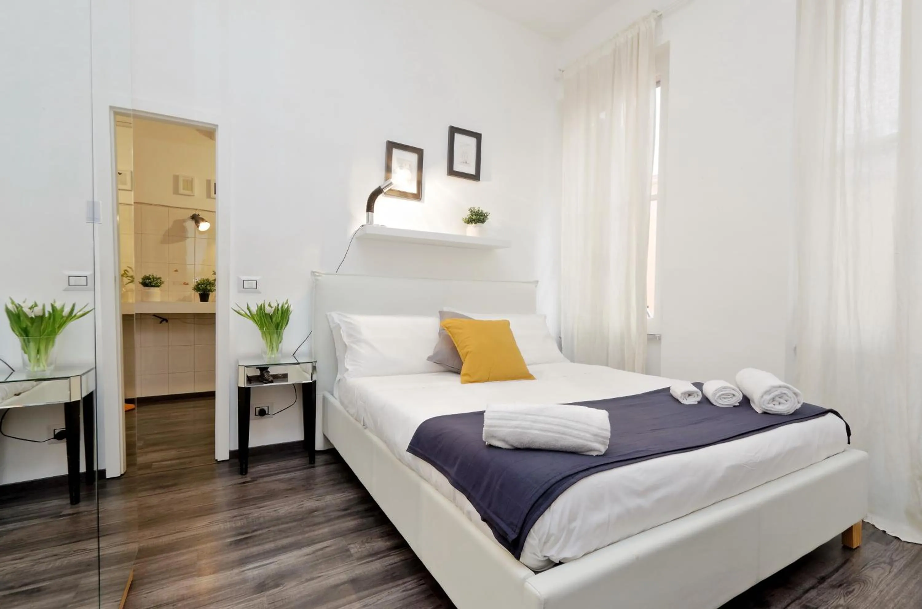 Bed in Urbana Delicious Flat