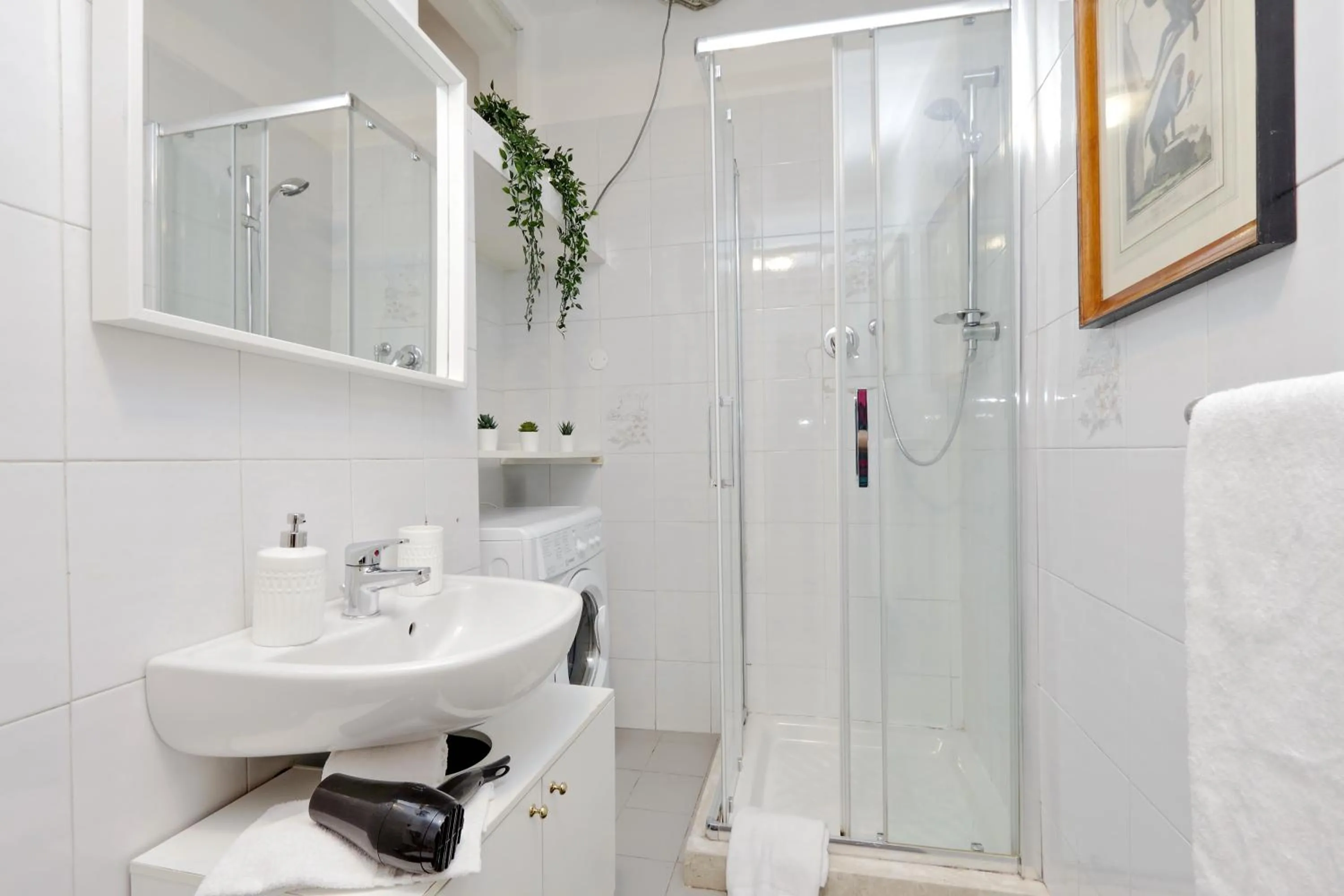 Shower in Urbana Delicious Flat