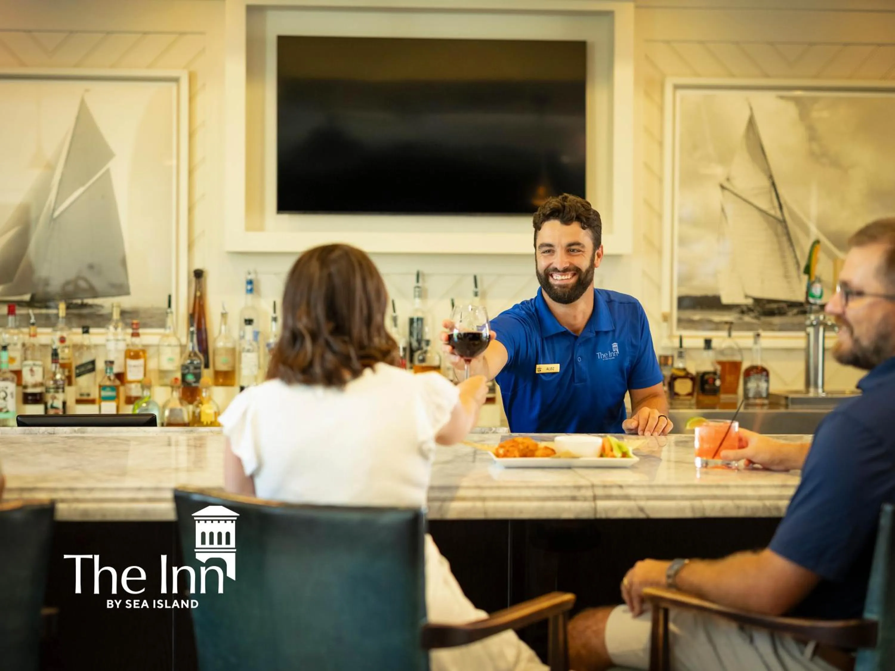 Lounge or bar in The Inn by Sea Island