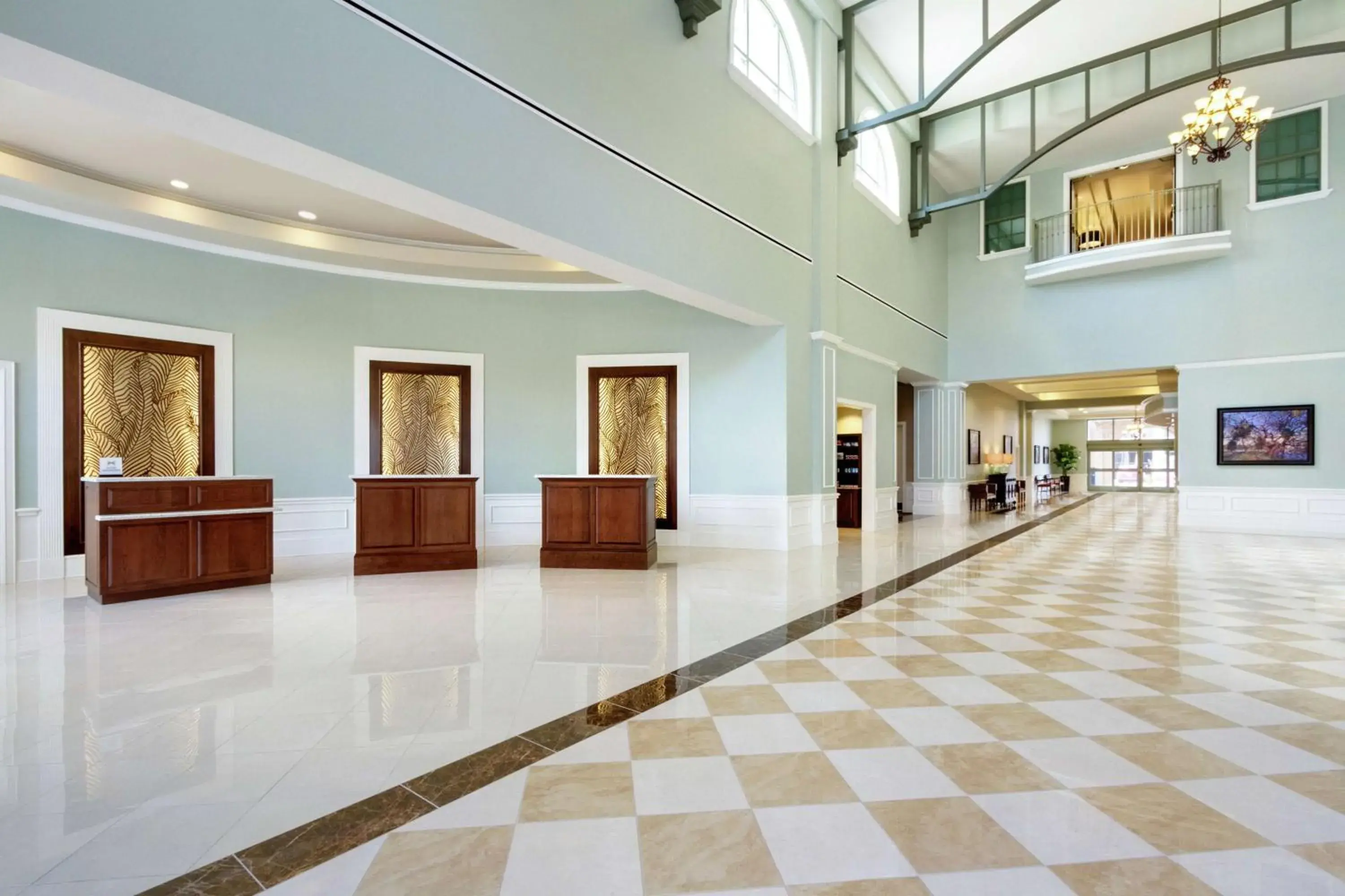 Lobby or reception in Embassy Suites Savannah Historic District Lobby or reception in Embassy Suites Savannah Historic District