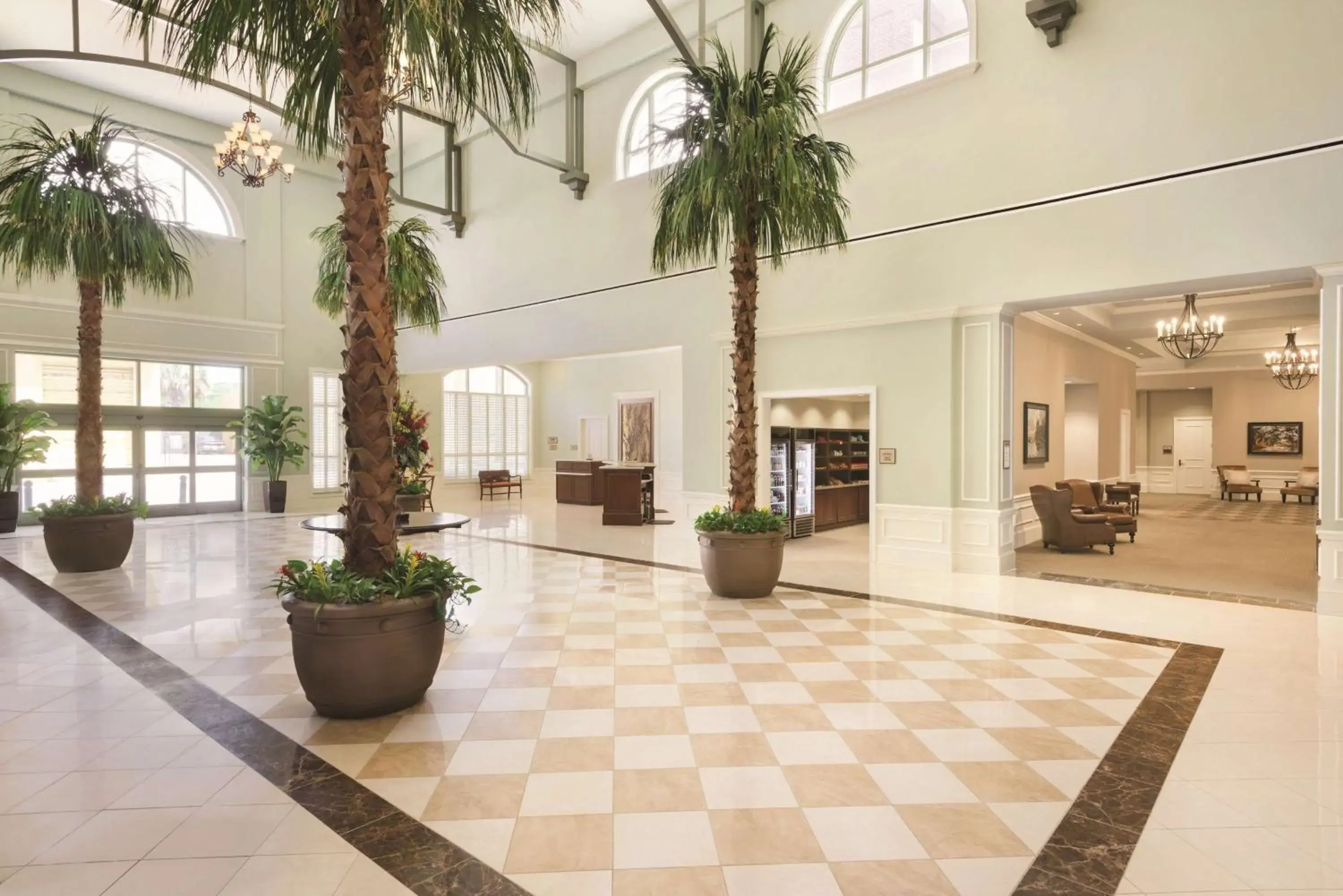 Lobby or reception in Embassy Suites Savannah Historic District Lobby or reception in Embassy Suites Savannah Historic District