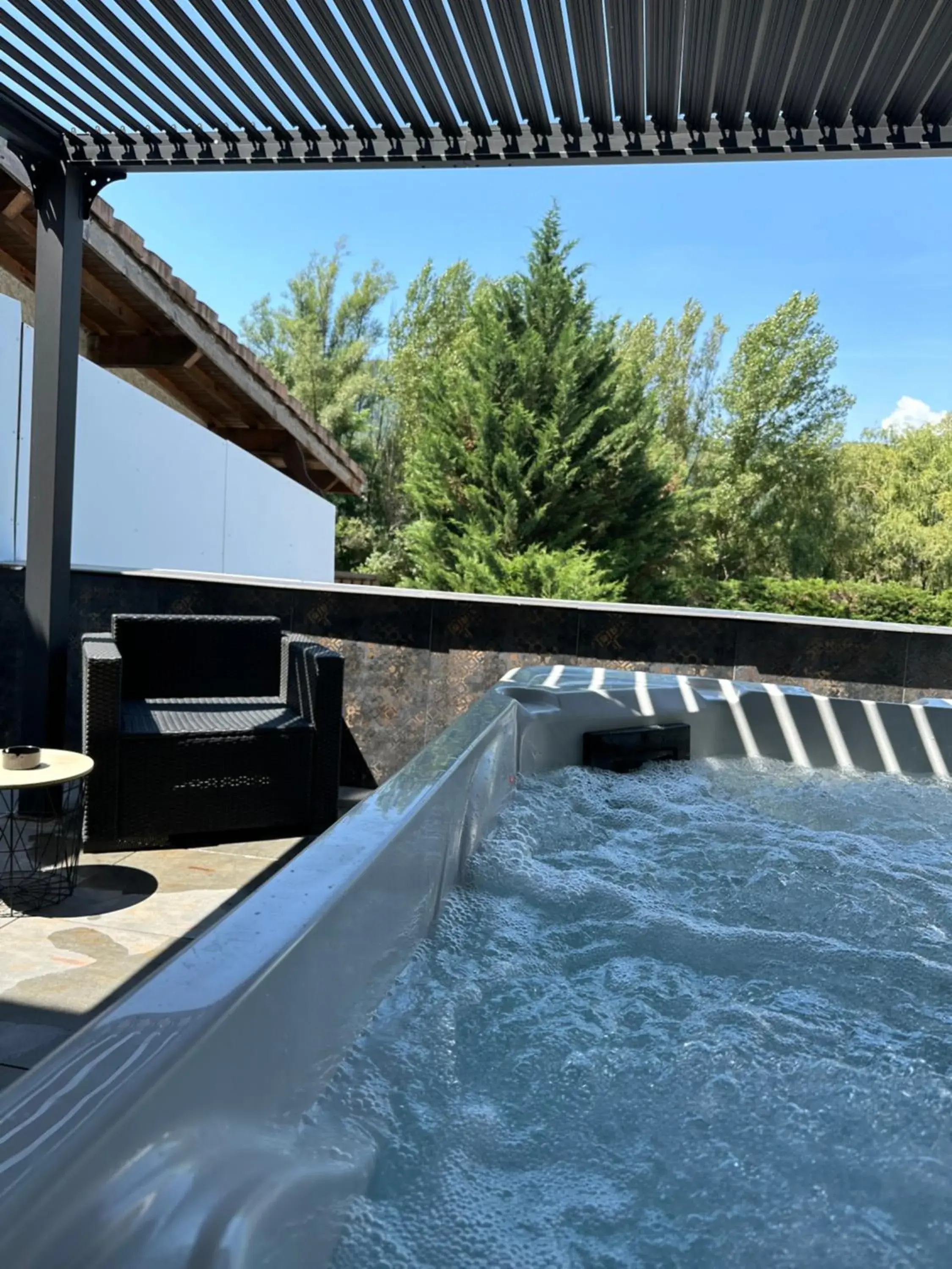 Double Room with Spa Bath in Le Mas d'Estello Double Room with Spa Bath in Le Mas d'Estello